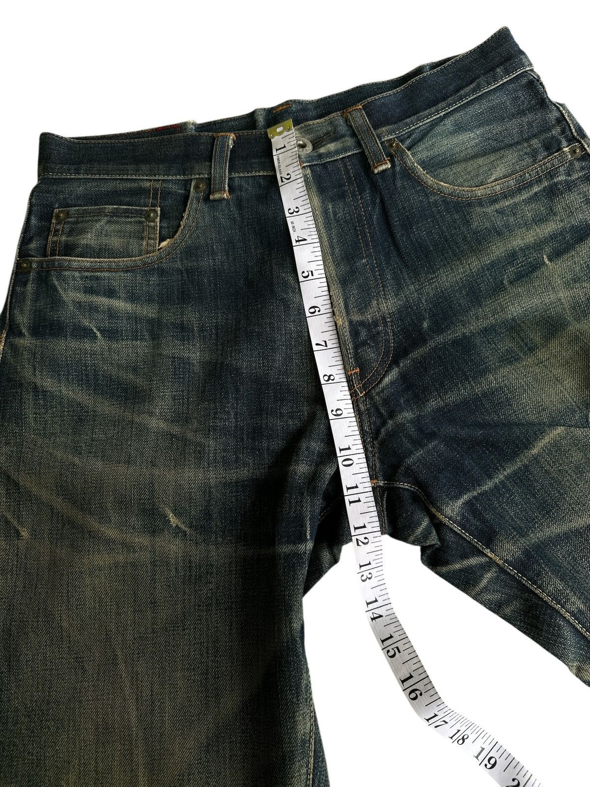 Kapital Distress Designer PPFM Selvedge Denim . Size US 31 - 5 Thumbnail