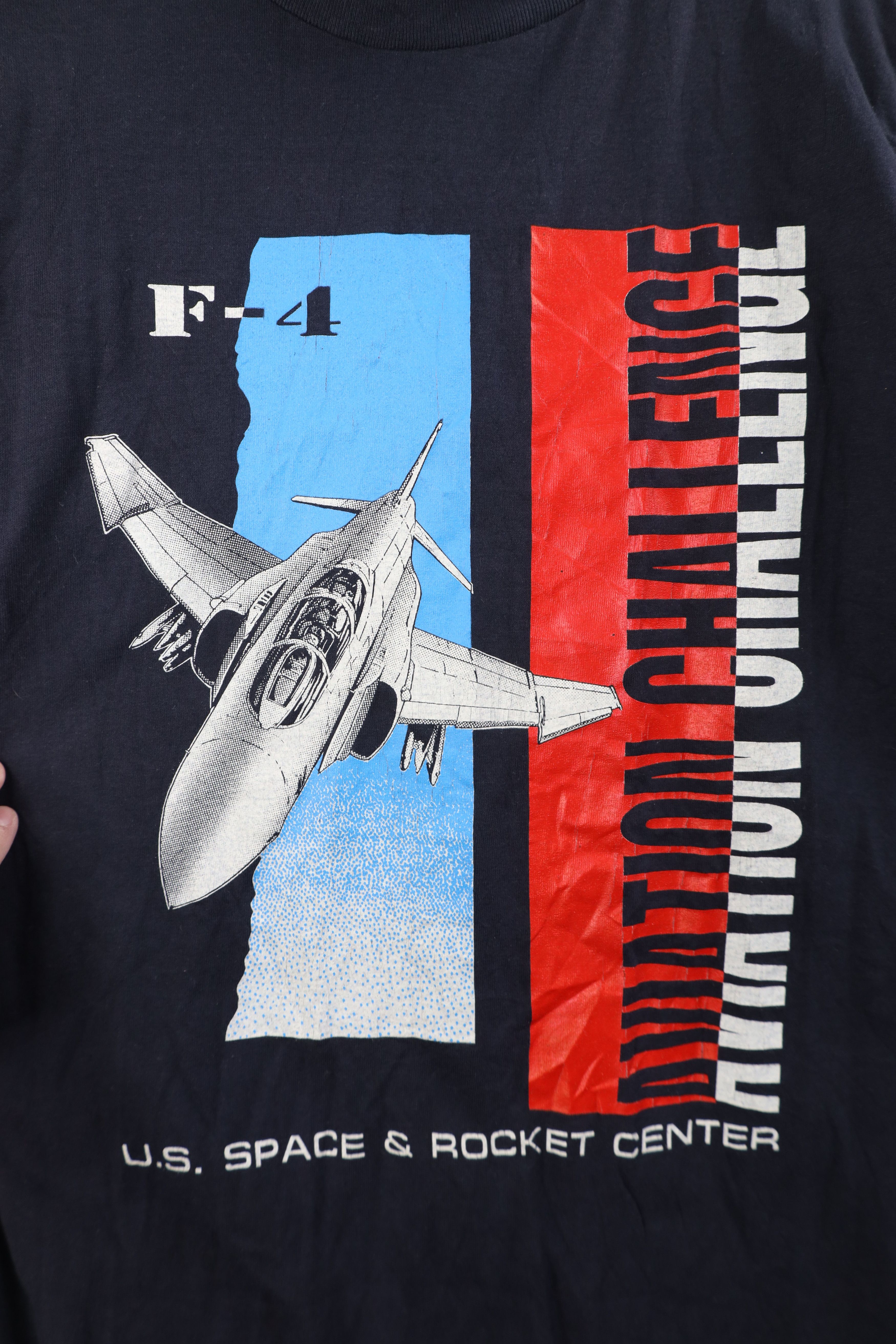 Vintage Vintage 90s US Space & Rocket Center T-Shirt Blue USA Size US M / EU 48-50 / 2 - 4 Thumbnail