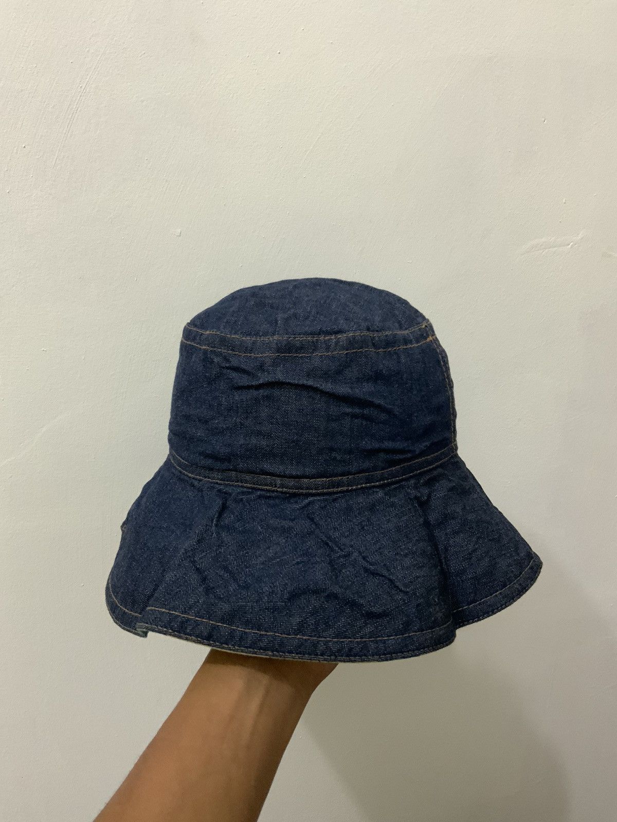 Denime Denim Flower Reversible Hat Size ONE SIZE - 3 Thumbnail