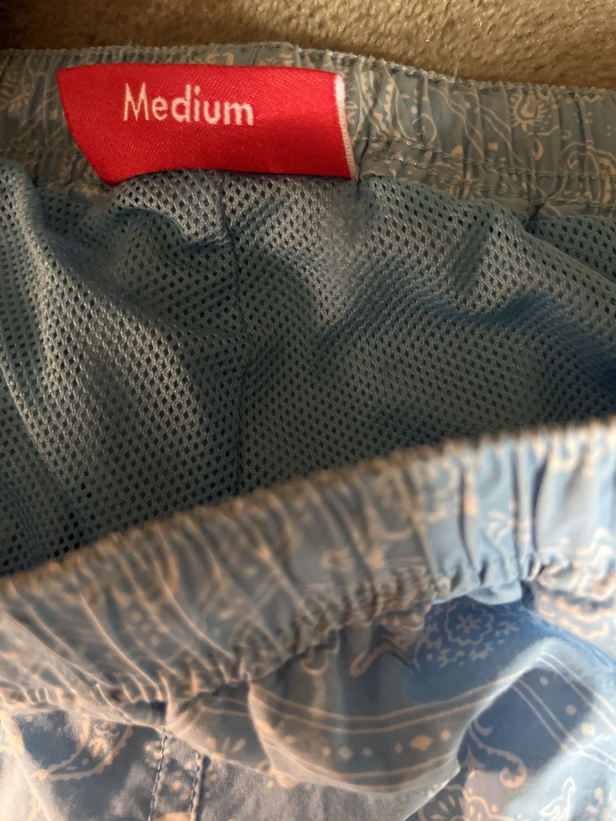 Supreme Blue bandanna supreme sweatpants Size US 32 / EU 48 - 4 Thumbnail