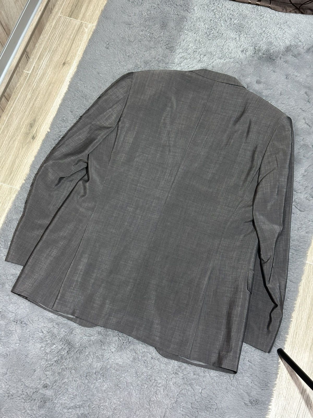 Corneliani Vintage Corneliani Grey Pinstripe Suit Size 52R - 11 Thumbnail