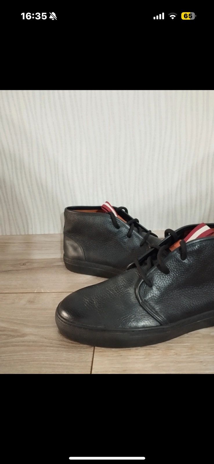 Bally Bally Hershal sneakers leather black size 43 us 10 Size US 10 / EU 43 - 2 Thumbnail
