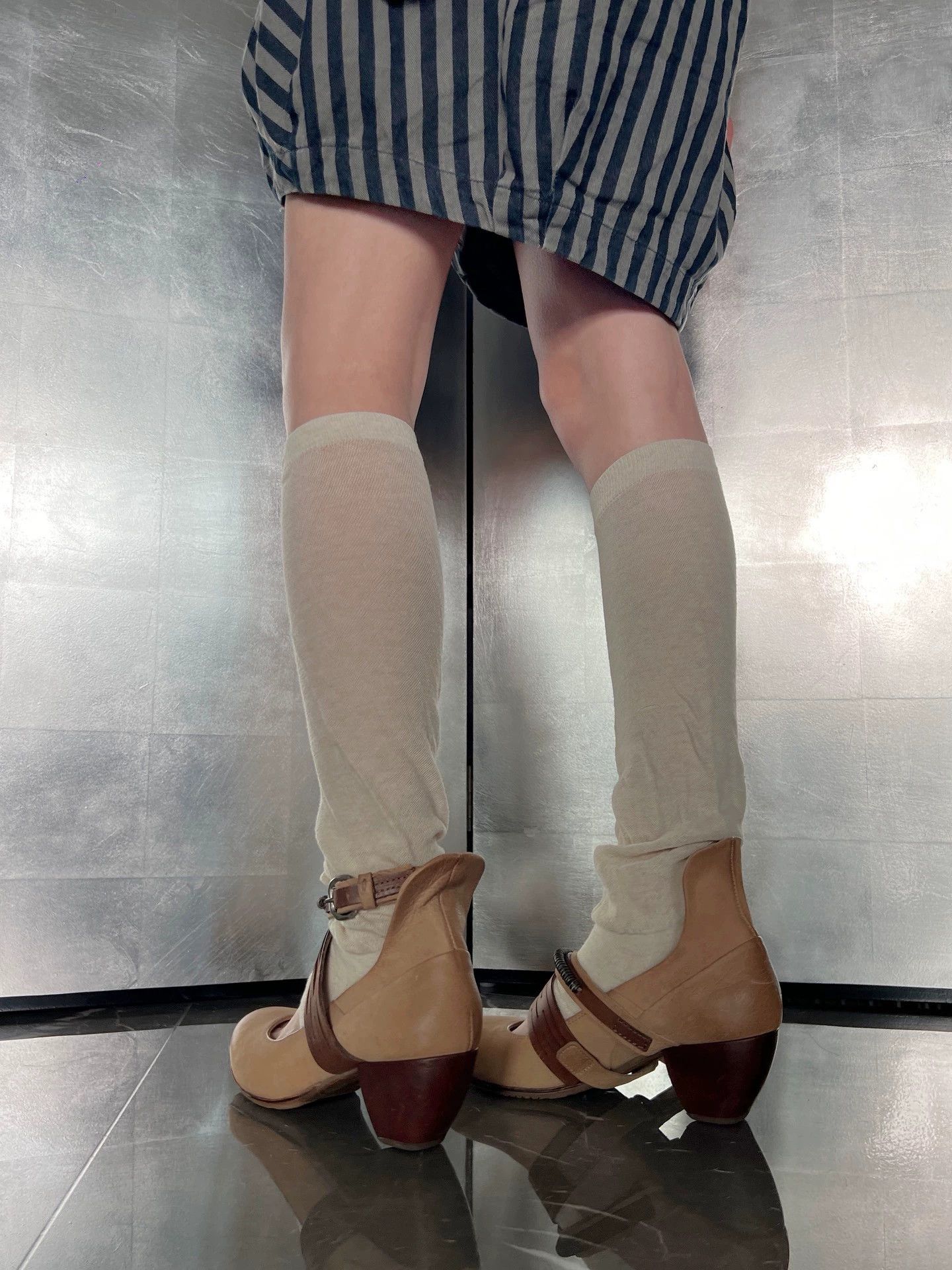 Other A.s 98 Aristep Vintage Distressed Cowhide Asym High Heels 39 Size US 8.5 / IT 38.5 - 6 Thumbnail