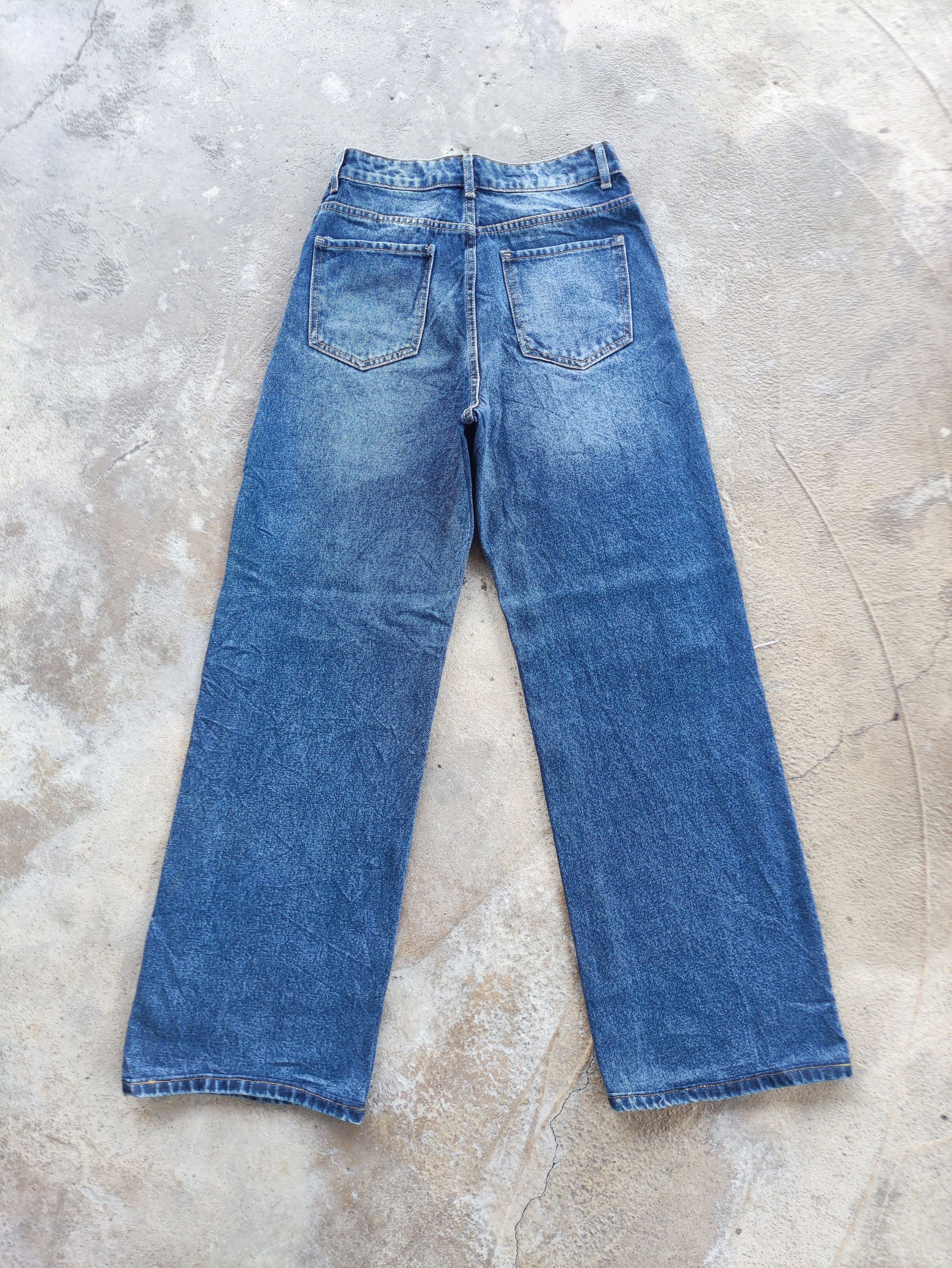 Japanese Brand × Jean Vintage Japanese Baggy Denim Distressed Faded Jeans Pants Size US 27 - 9 Thumbnail