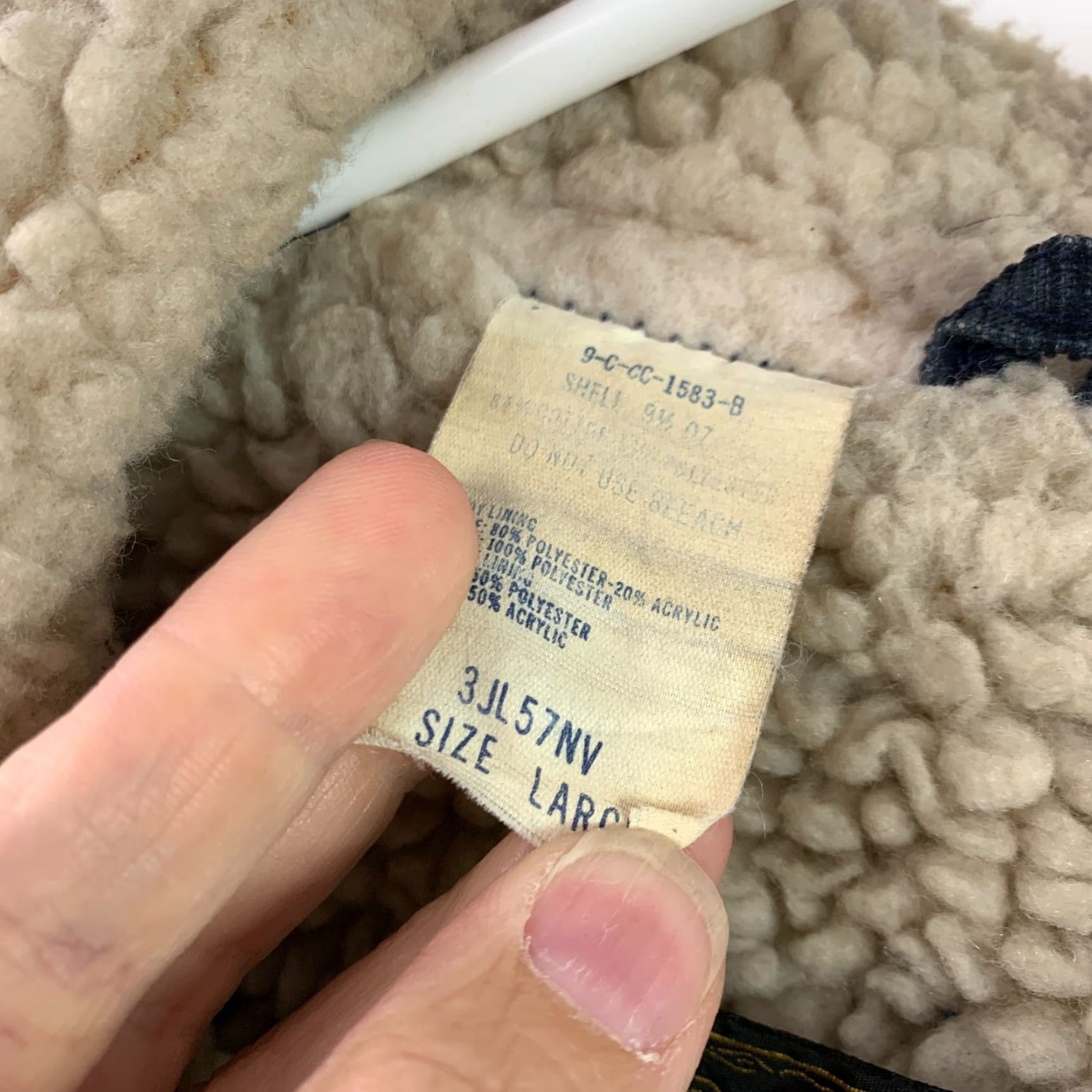 Vintage VINTAGE Maverick Ranch Coat Corduroy Sherpa Blue Mens Large 3JL57NV Size US L / EU 52-54 / 3 - 4 Thumbnail