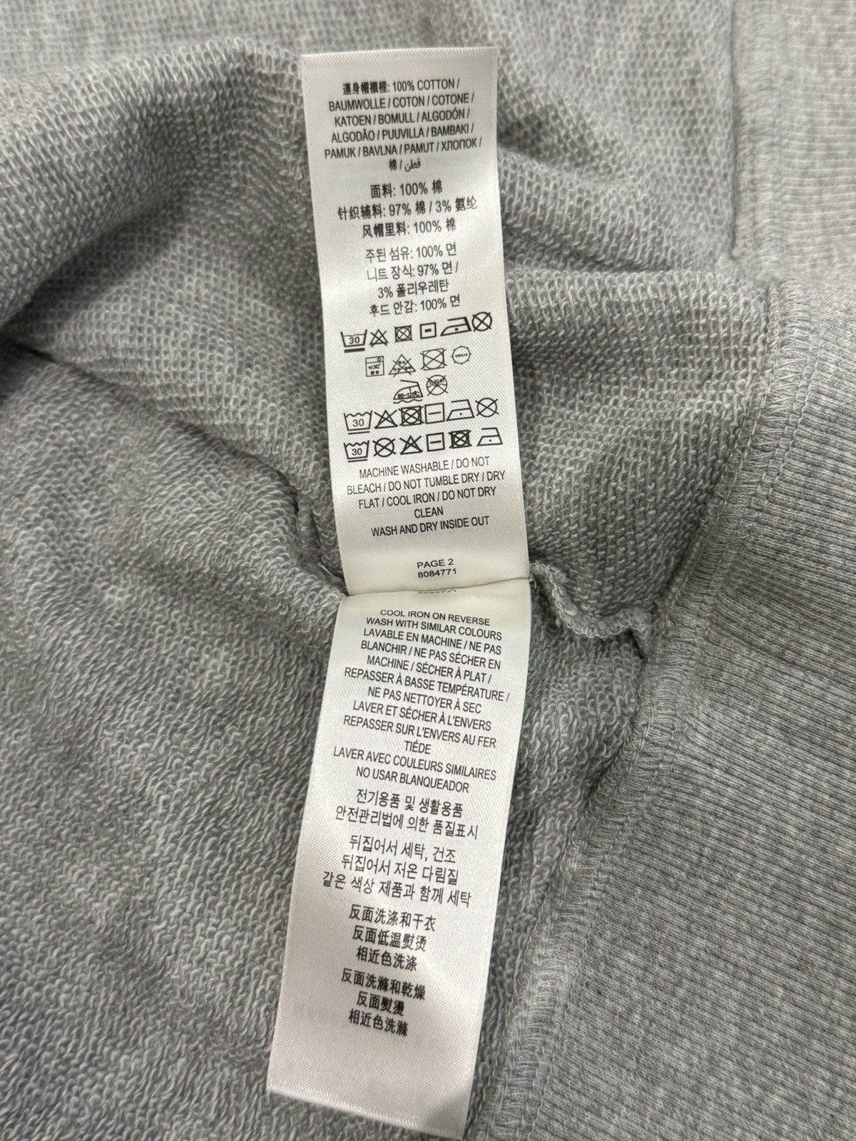 Burberry Burberry Zip Hoodie Grey Size US L / EU 52-54 / 3 - 6 Thumbnail