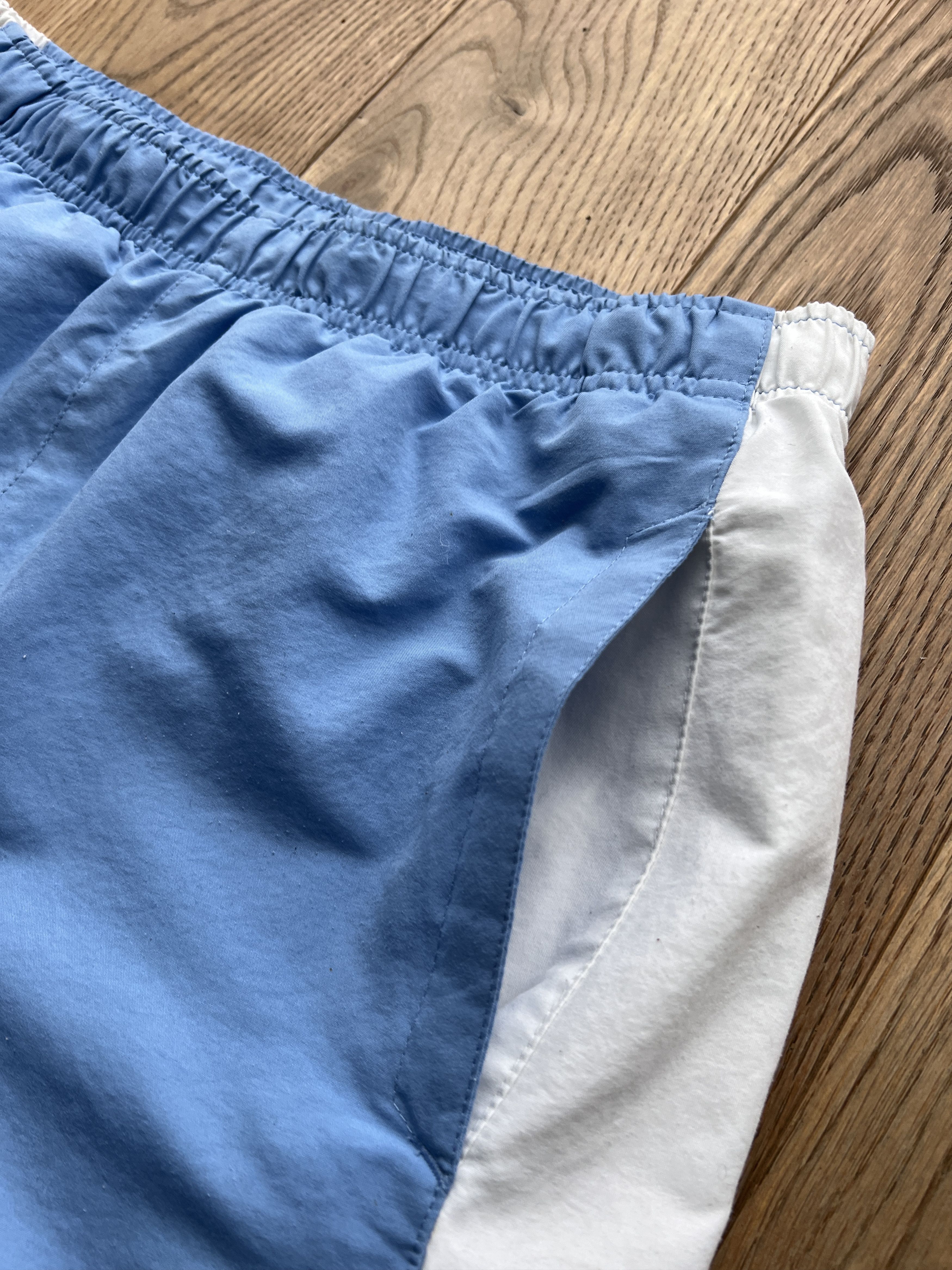 Nike Nike vintage 2000s baby blue track pants nylon joggers rare Size US 32 / EU 48 - 11 Thumbnail