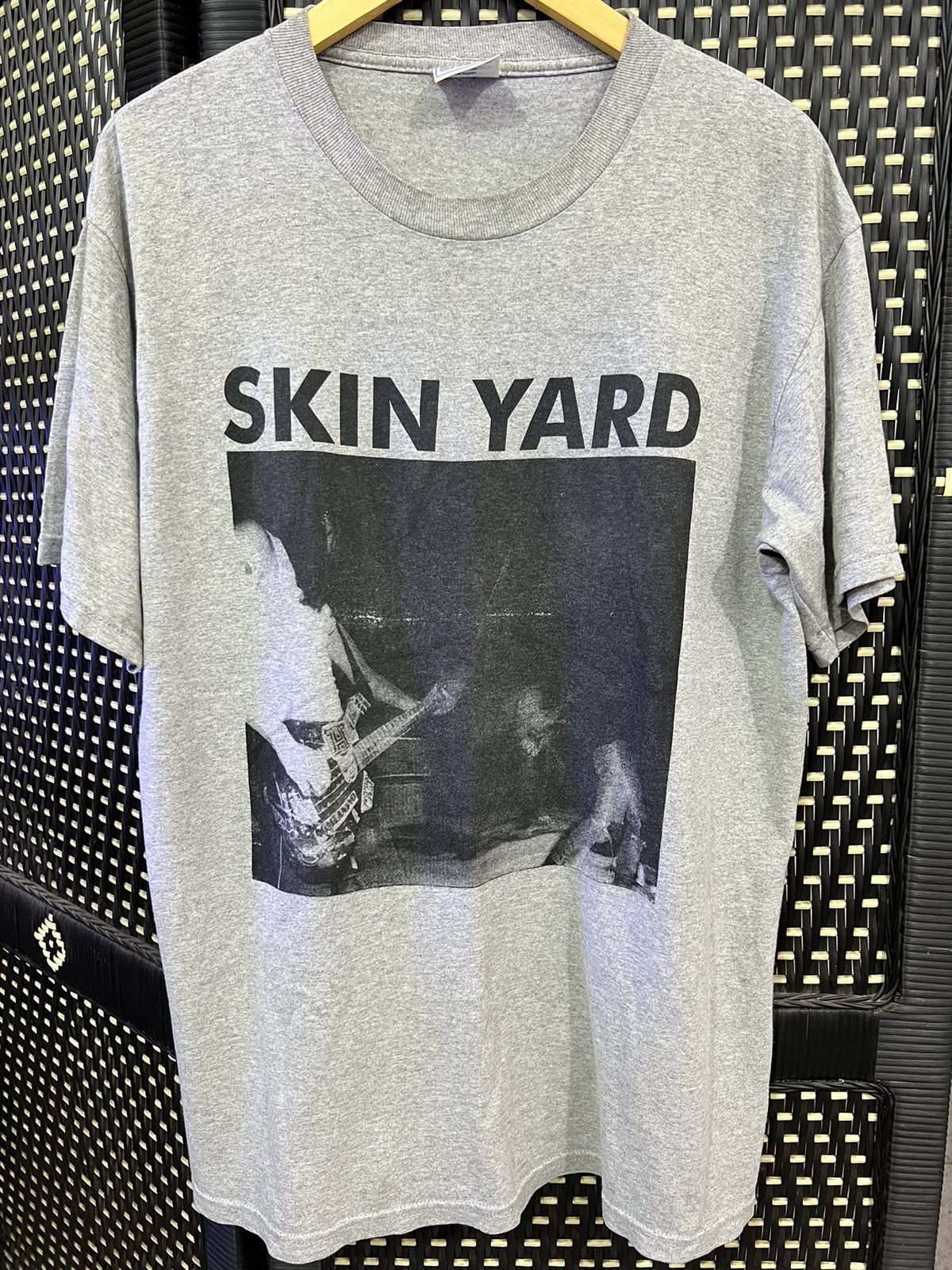 image of Archival Clothing x Band Tees Skin Yard Subpop Vintage in Grey, Men's (Size Large)
