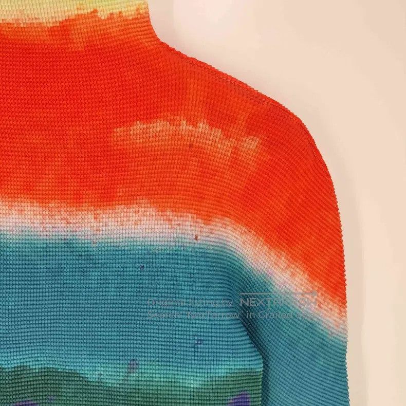 Issey Miyake Issey Miyake Color-block Long Sleeve Size M / US 6-8 / IT 42-44 - 4 Thumbnail