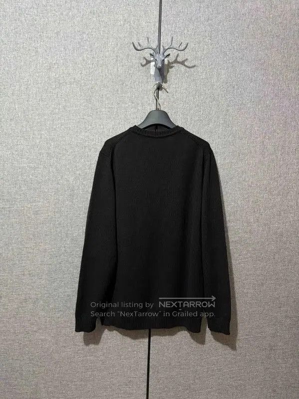 Fendi Fendi Black Wool Embroidered Logo Sweater . Size US XL / EU 56 / 4 - 2 Thumbnail