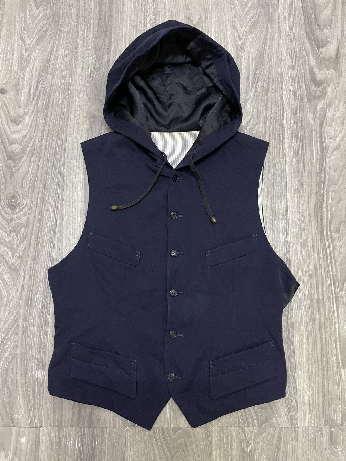 Jean Paul Gaultier Jean Paul GAULTIER HOMME Hoodie Vest Size 48 Size 48S - 9 Thumbnail
