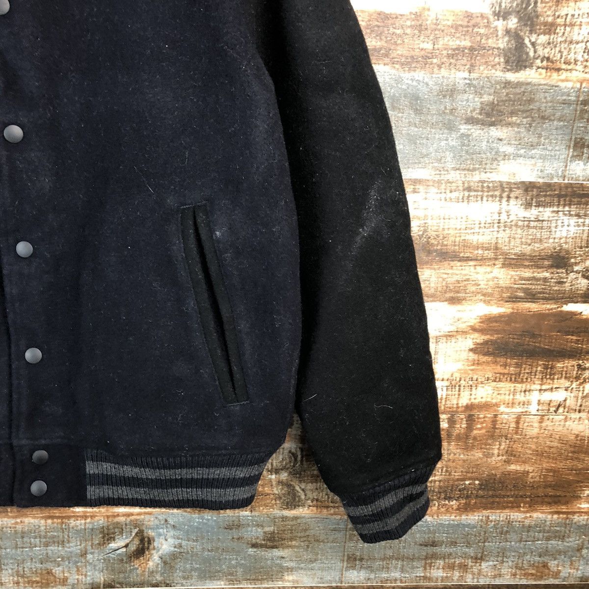 Japanese Brand Japan vintage Dark Blue Bombers varsity Jacket #A1758 Size US M / EU 48-50 / 2 - 8 Thumbnail