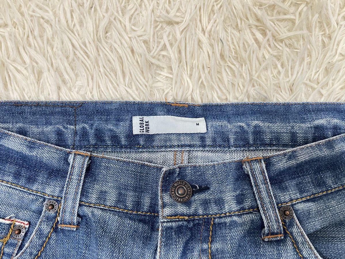 Global Work Final Drop‼️Global Work Selvedge Japan Denim (24-266) Size US 30 / EU 46 - 6 Thumbnail