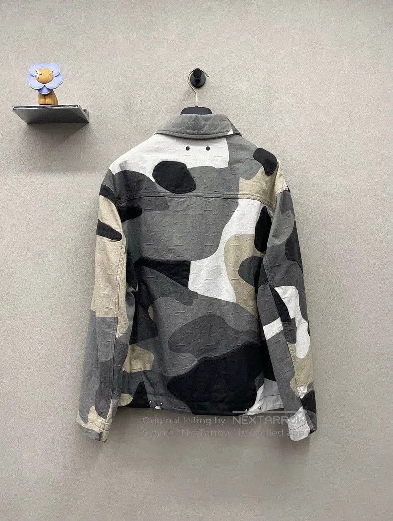 Louis Vuitton LV Camo Portrait Denim Jacket. Size US XL / EU 56 / 4 - 2 Thumbnail