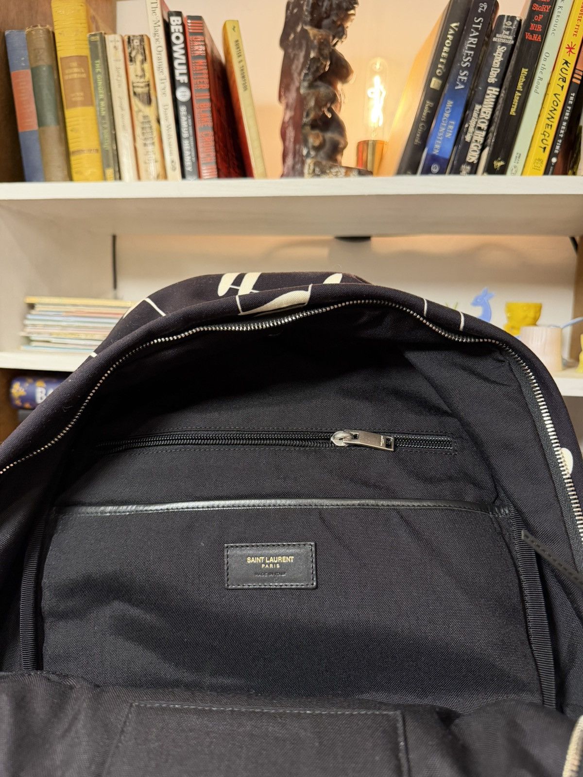 Saint Laurent Paris Saint Laurent City Backpack Music Notes Size ONE SIZE - 7 Thumbnail