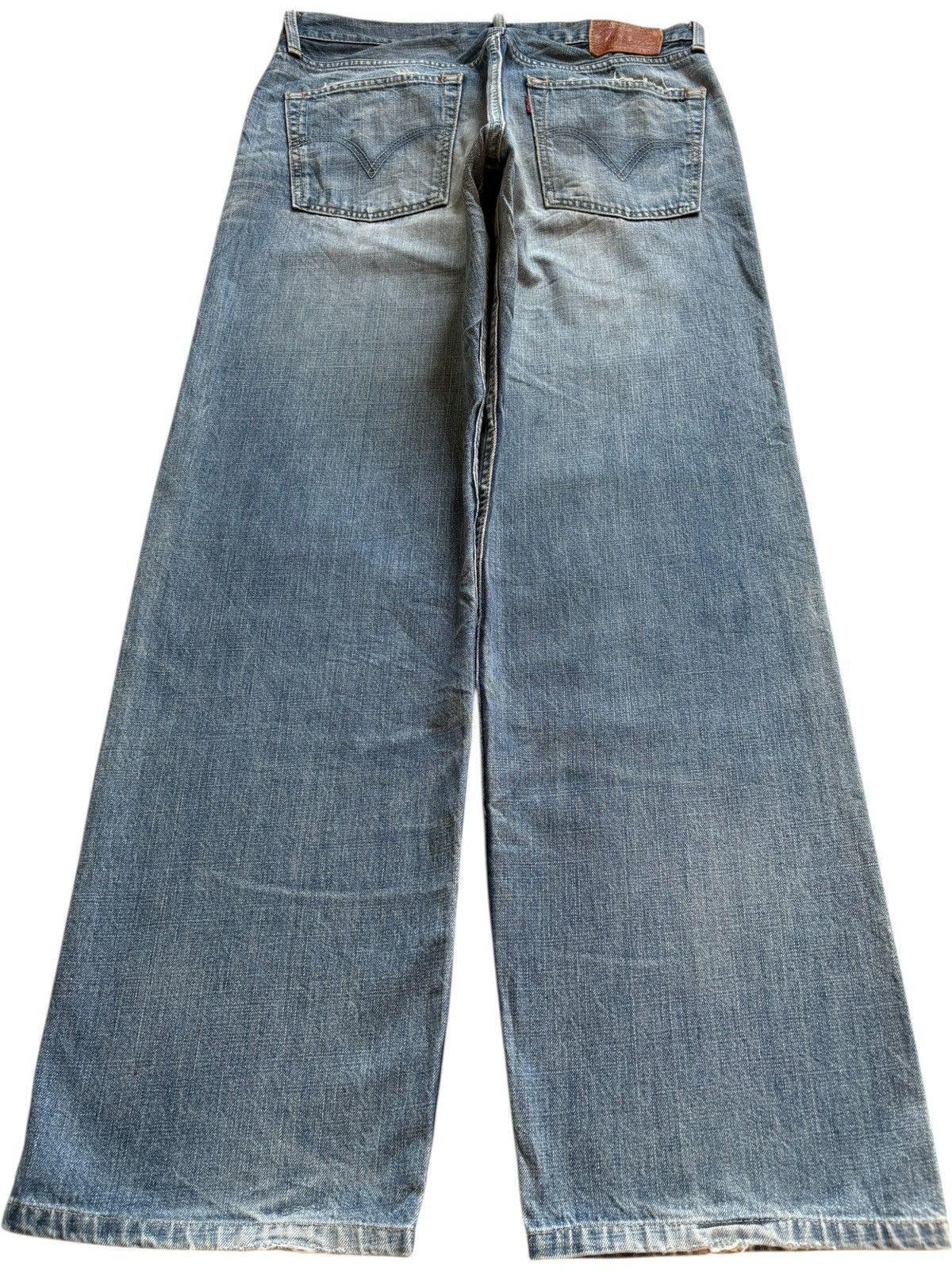 Levi's Vintage 90s Levis 504 Faded Wash Baggy Jeans Size US 33 - 2 Thumbnail