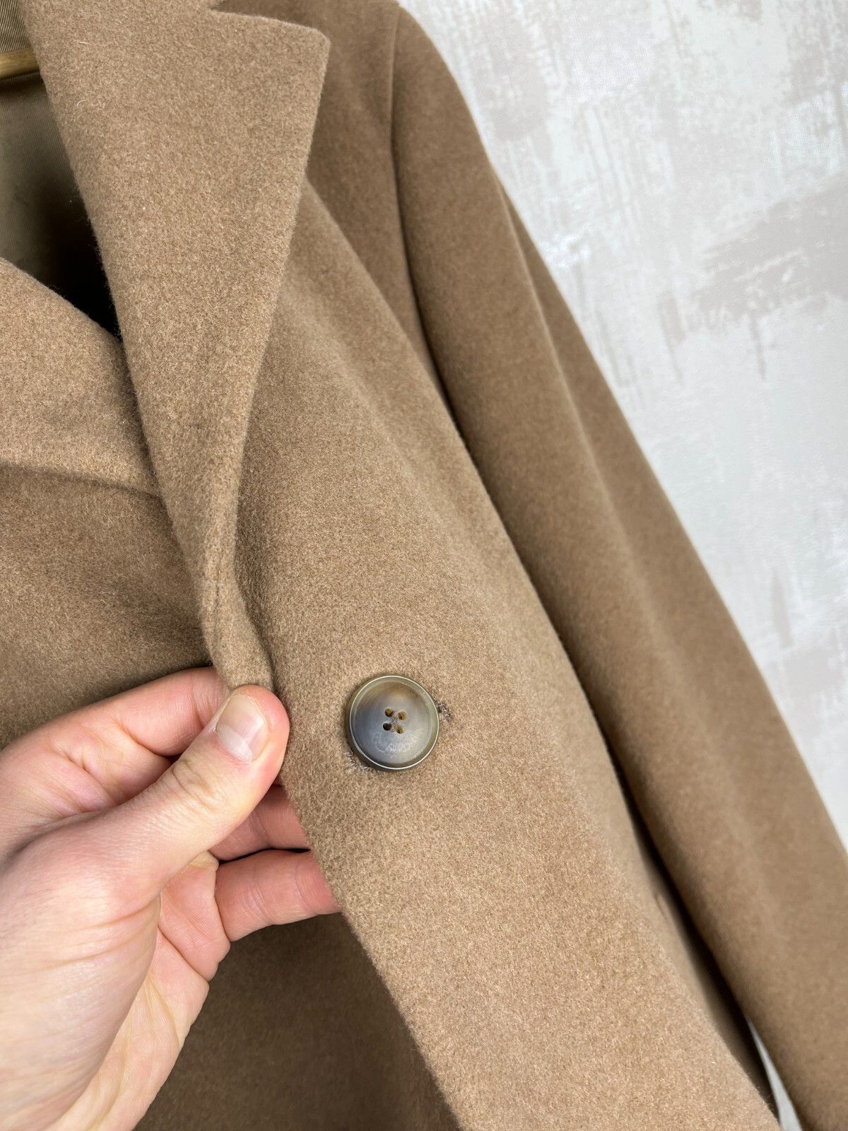Aldo ALDO COLITTI Tessuti di Fabio Bertone Wool Cashmere Coat Size US XL / EU 56 / 4 - 12 Thumbnail