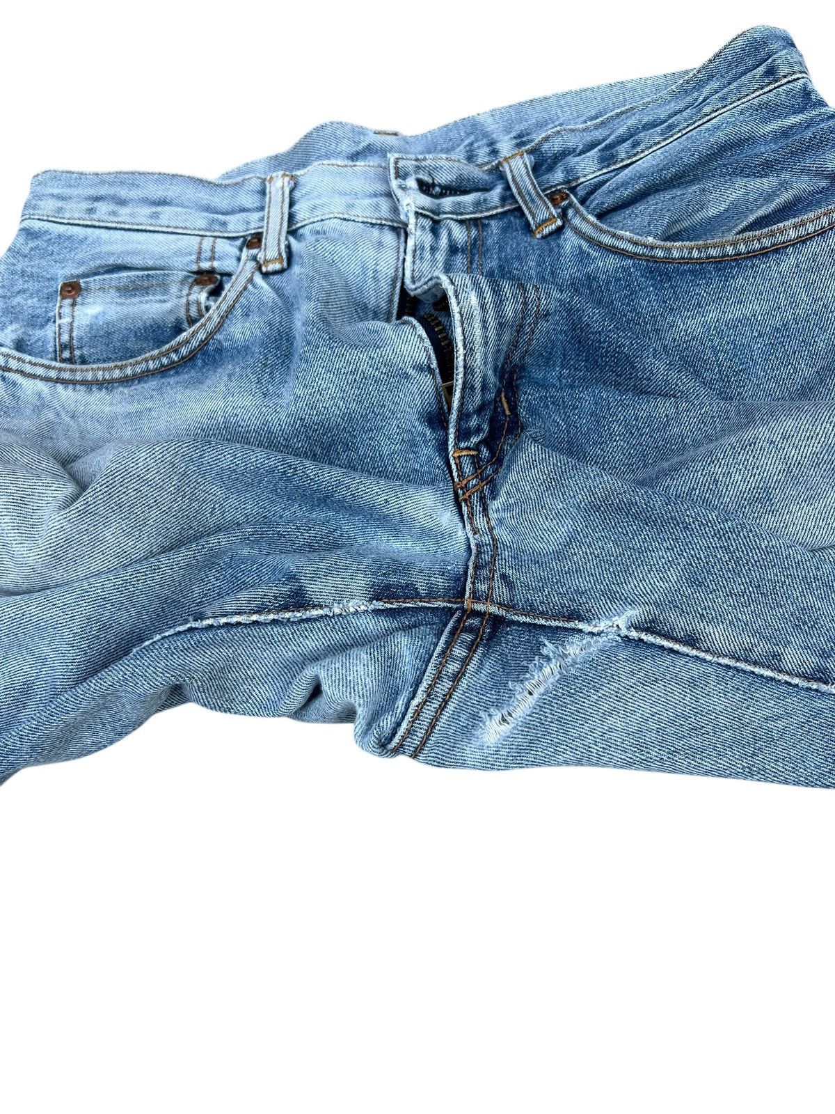 Hysteric Glamour Trashed Vintage Hysteric Glamour Faded Denim Selvedge Jeans Size US 29 - 15 Thumbnail