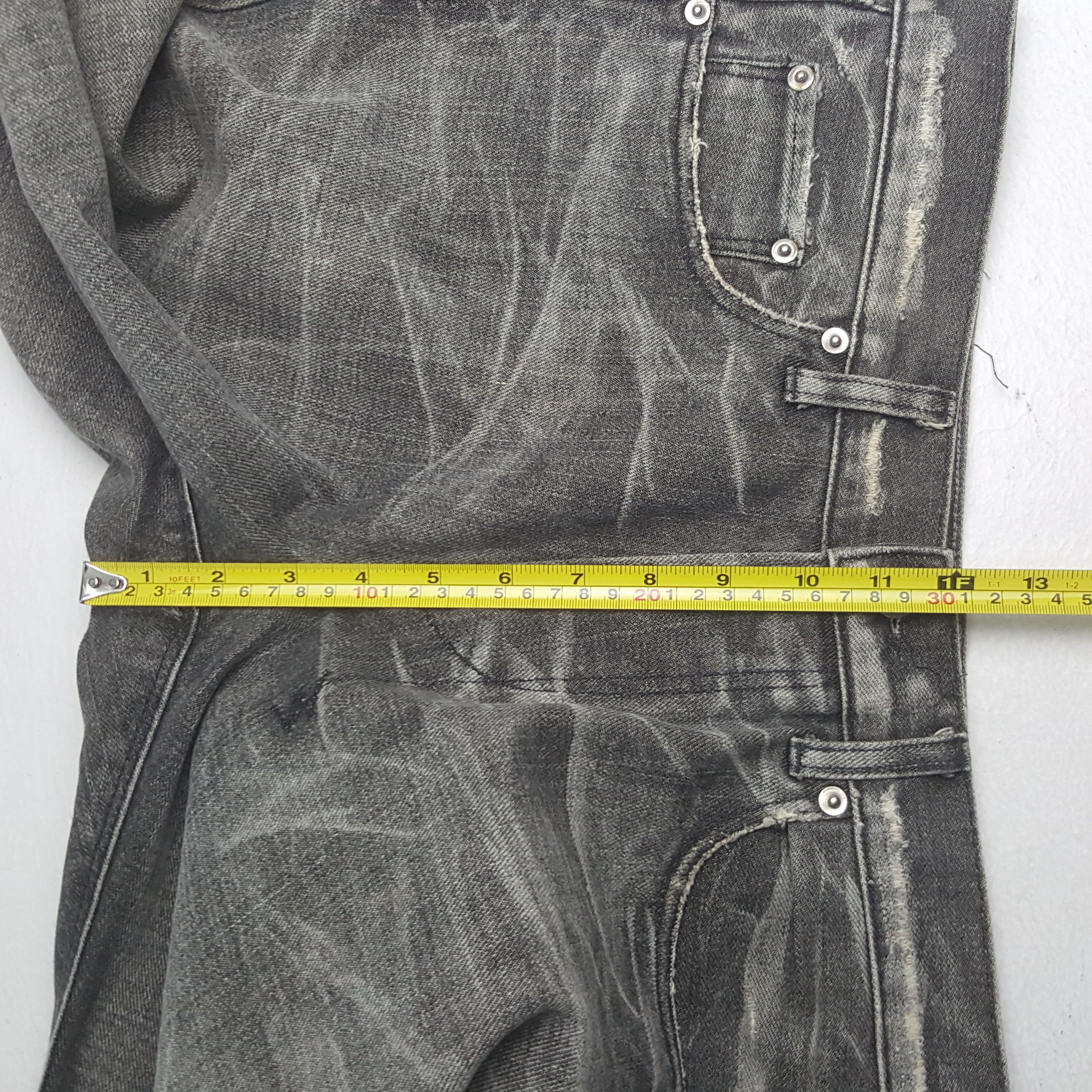 Japanese Brand Vintage Tsubi Japanese Rare Fading Style Denim Jeans RR12 Size US 33 - 10 Thumbnail
