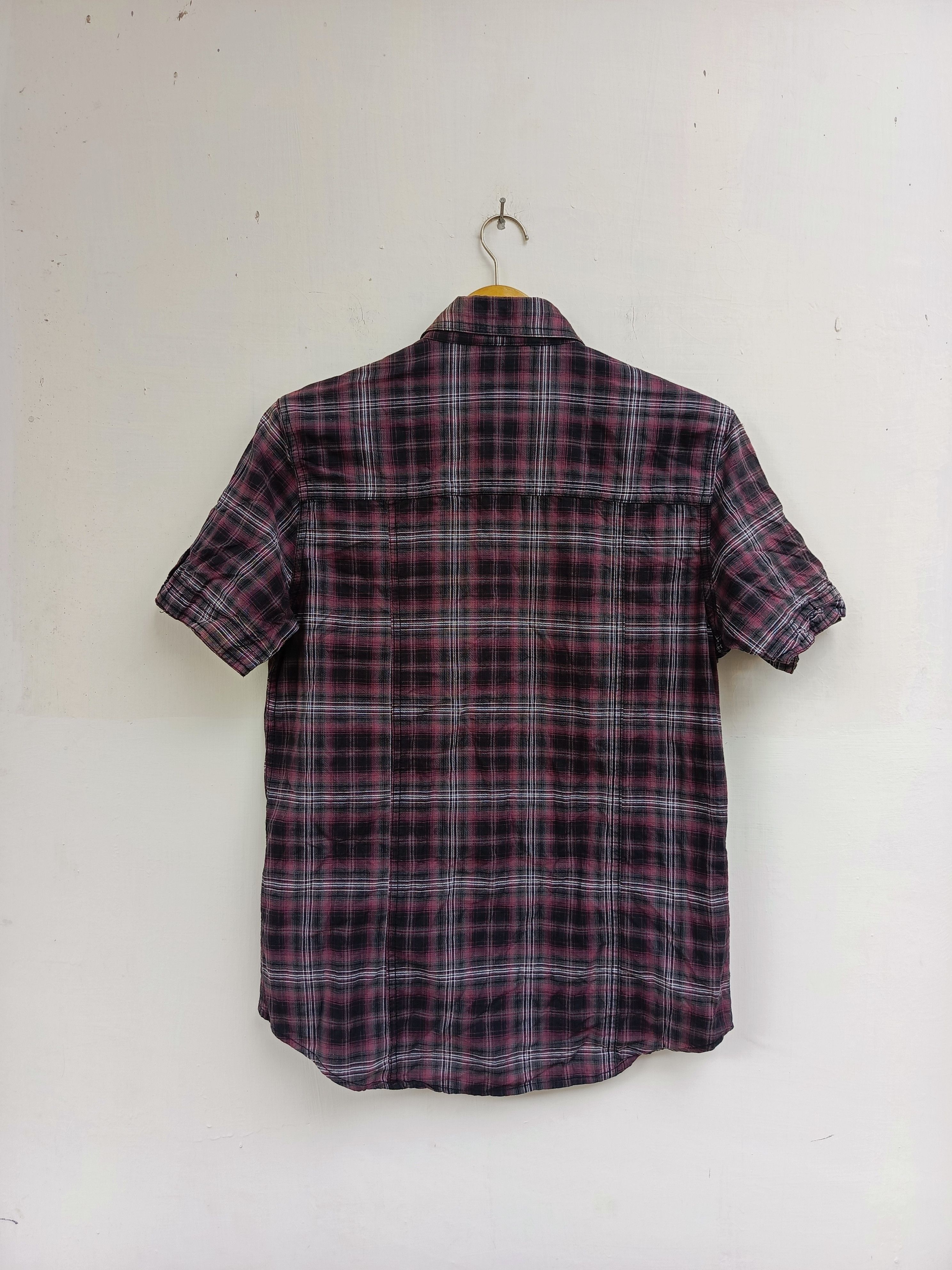 Japanese Brand Omkoe plaid shirt Size US M / EU 48-50 / 2 - 7 Thumbnail