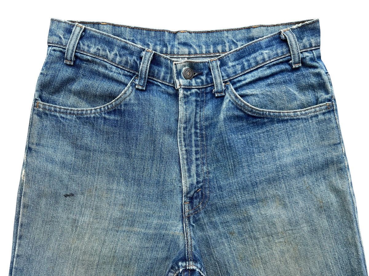 Levi's Vintage 70s Levi’s 646 Orange Bootcut Distressed Denim Jeans Size US 32 / EU 48 - 6 Thumbnail