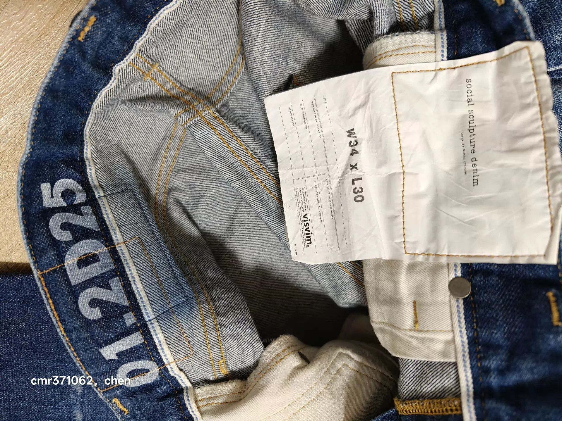 Visvim VISVIM 21SS 01 Slim D25 Distress Wash Jeans 9/10+ Slash Hand Size US 34 / EU 50 - 7 Thumbnail