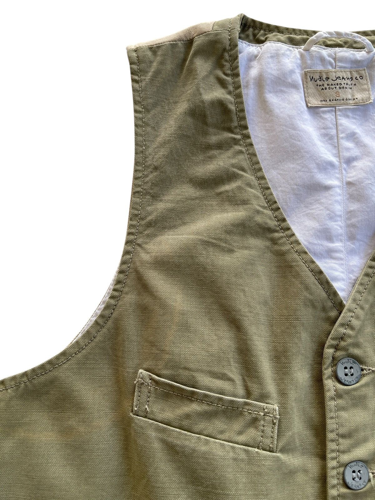Nudie Jeans Nudie Jeans GUSTAV Beech Green Vest Size US S / EU 44-46 / 1 - 6 Thumbnail