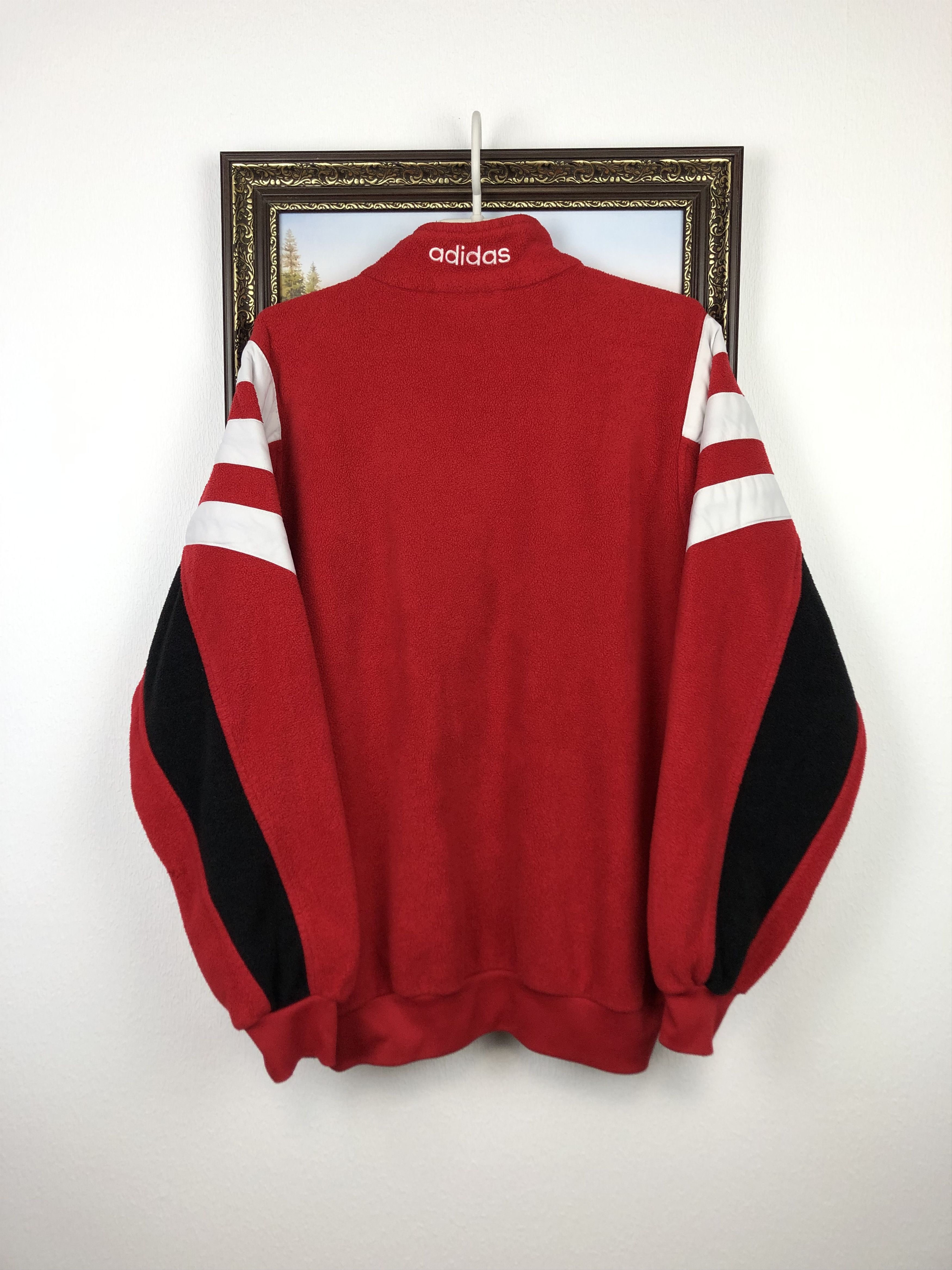 Adidas Vintage Adidas Bayer Leverkusen Sweatshirt Fleece Jacket Size US L / EU 52-54 / 3 - 10 Thumbnail