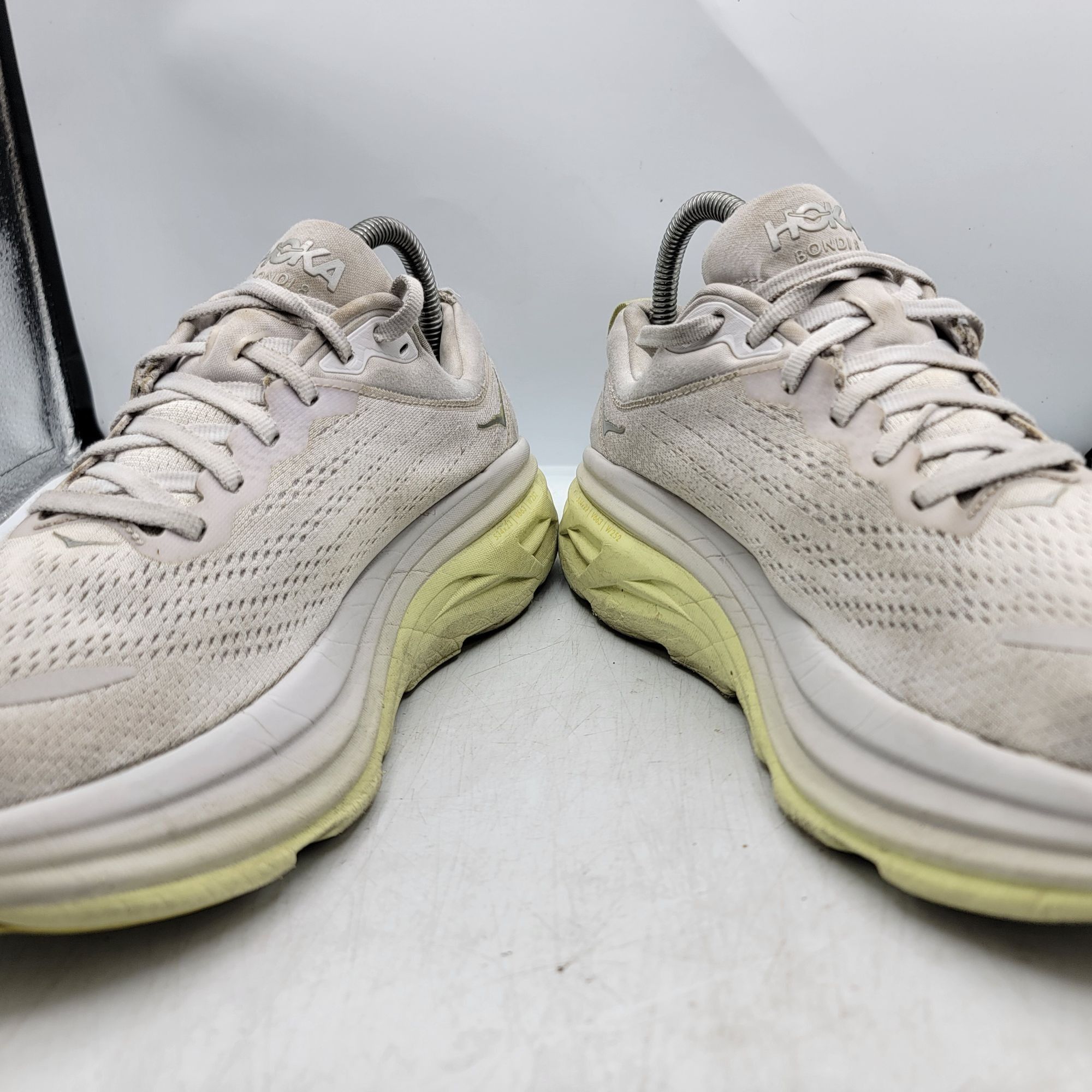 Hoka Hoka One One Bondi 8 Womens 8.5 B Nimbus Cloud Luminary Gree Size US 8.5 / IT 38.5 - 2 Thumbnail