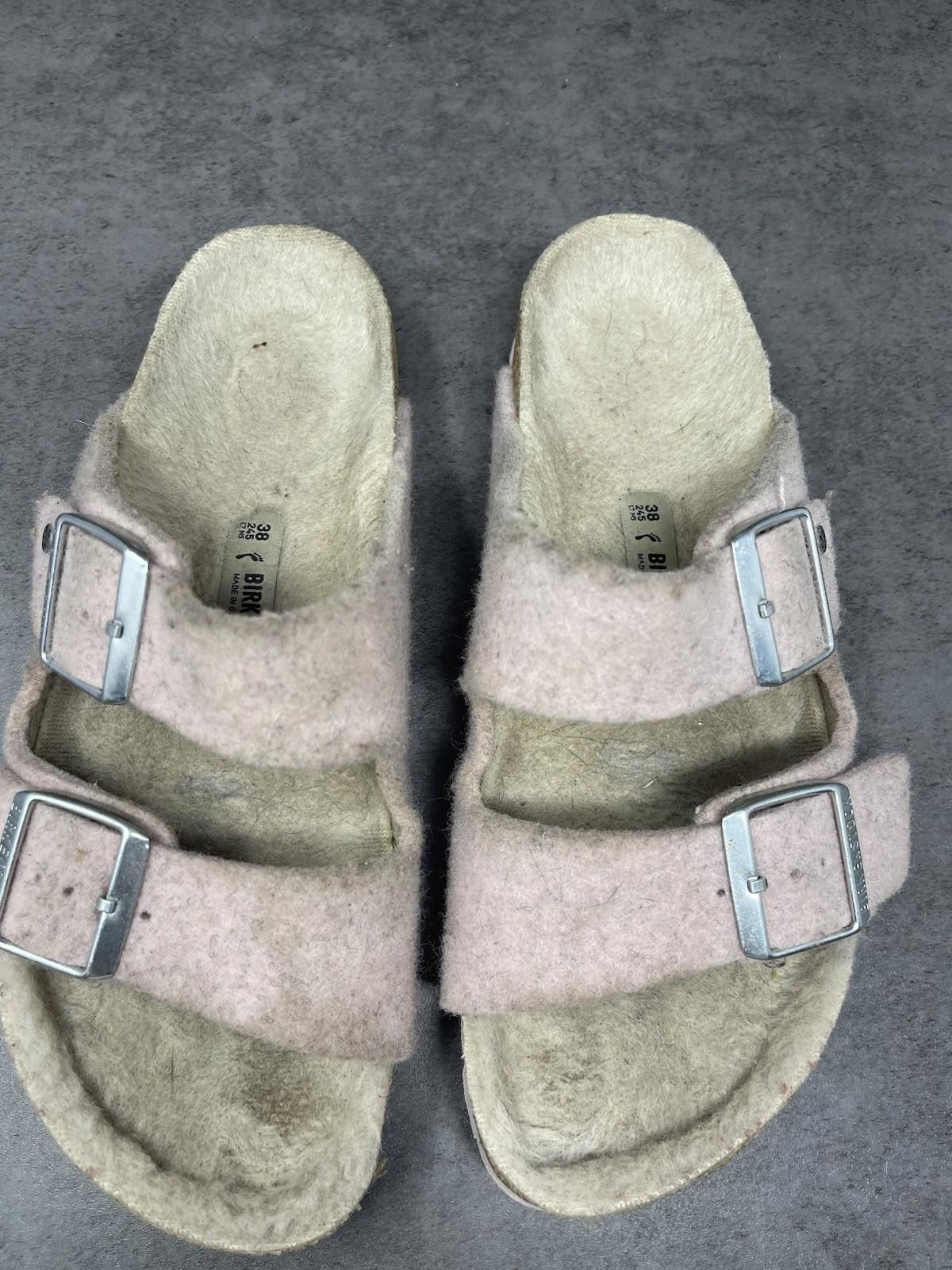 Birkenstock Birkenstock Arizona Shearling Sandals Womens Size 7 (38) Size US 7 / IT 37 - 9 Thumbnail