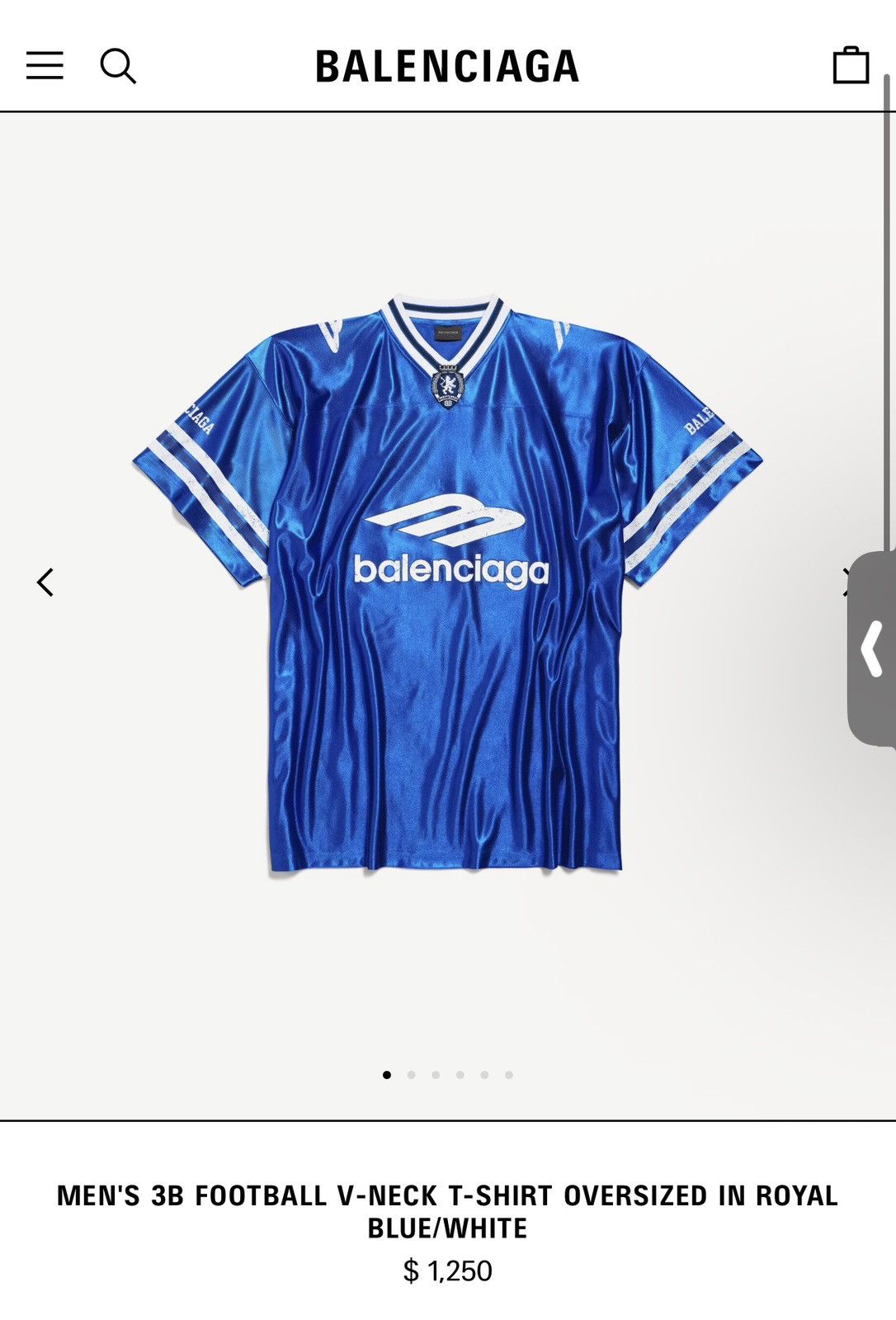 Balenciaga Balenciaga Jersey Size US S / EU 44-46 / 1 - 7 Thumbnail