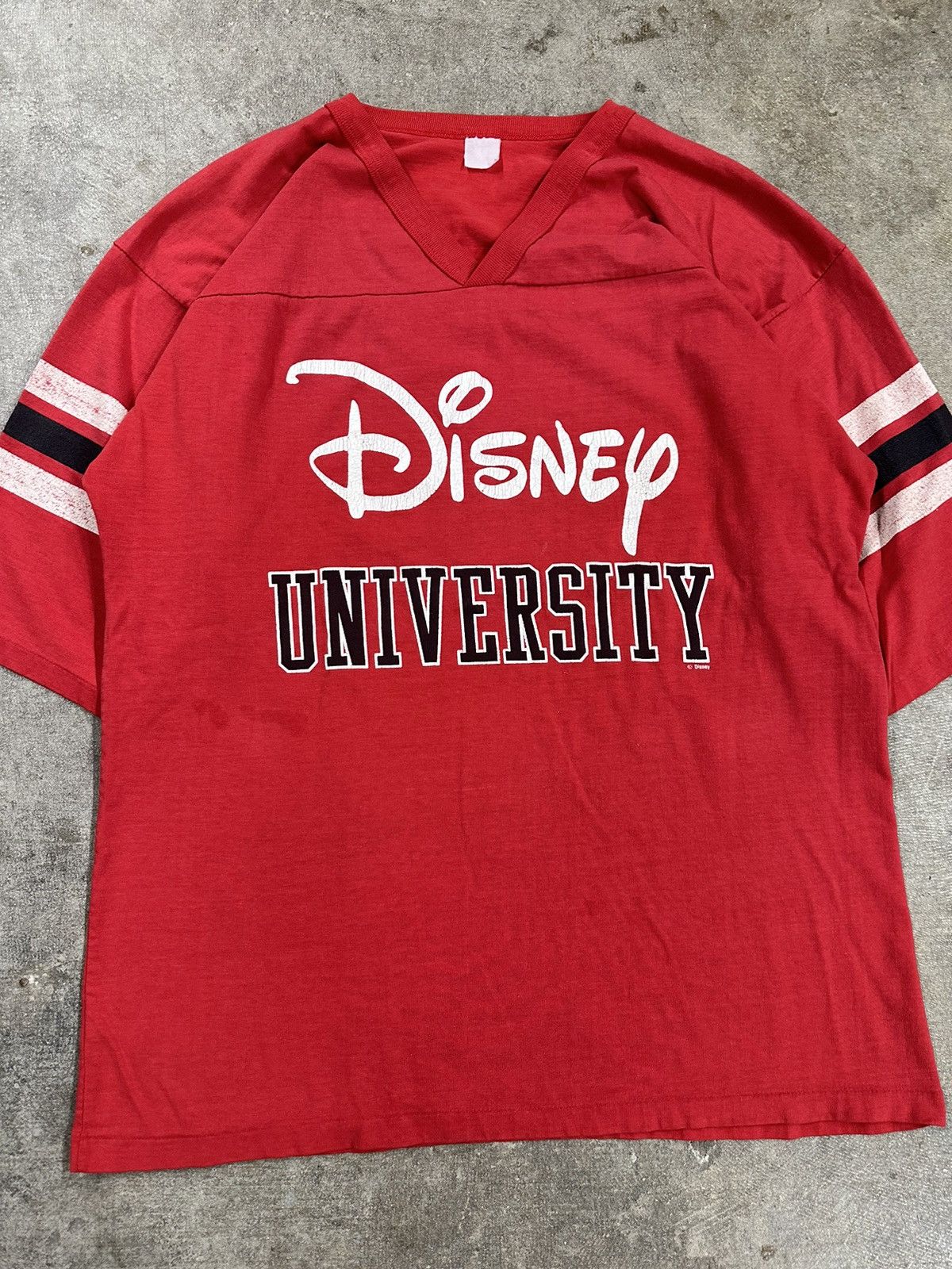 Disney Vintage 80s Disney University Jersey T-Shirt Size US XL / EU 56 / 4 - 3 Thumbnail