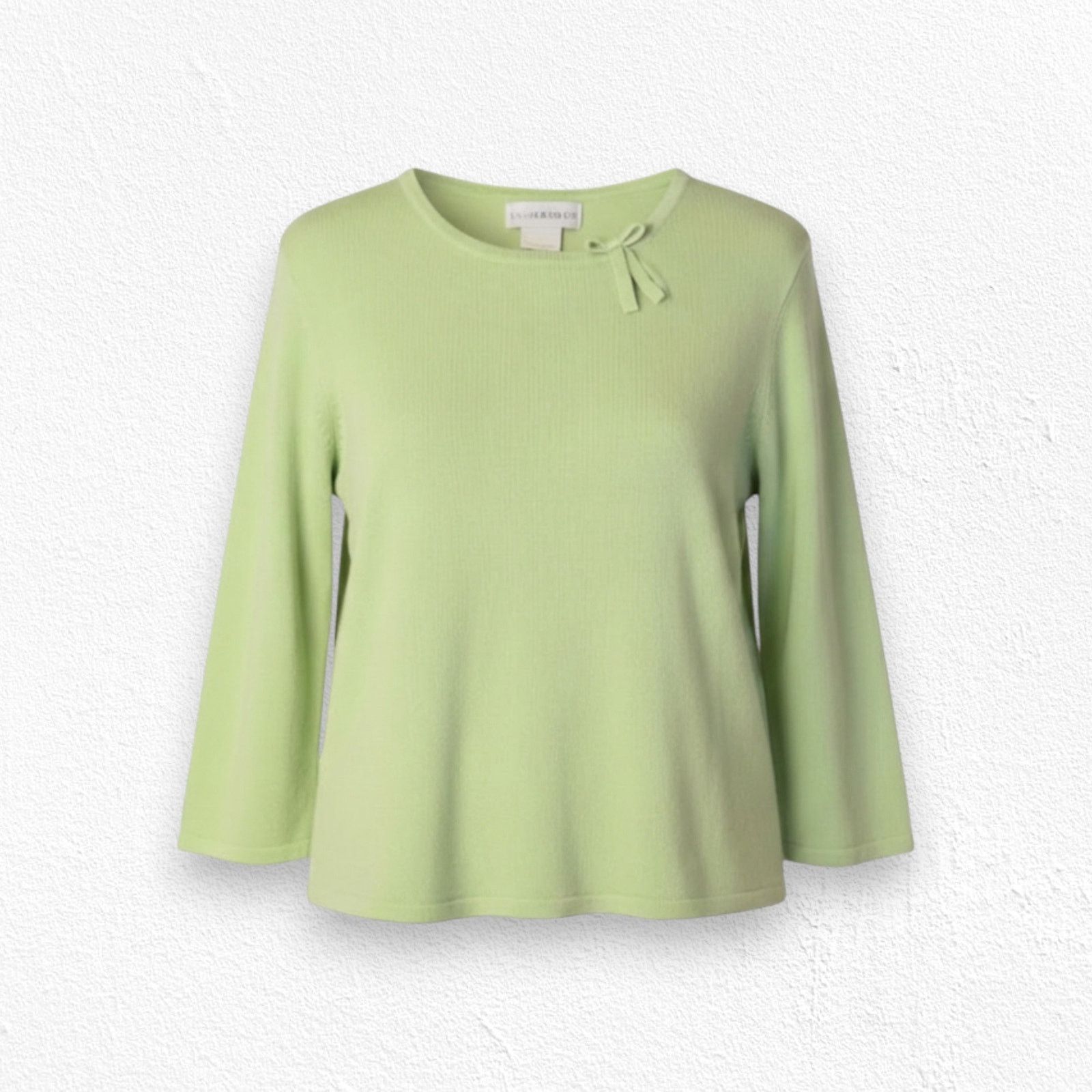Other Spring Green Crewneck Bow Accent Sweater Size XL Size XL / US 12-14 / IT 48-50 - 1 Thumbnail
