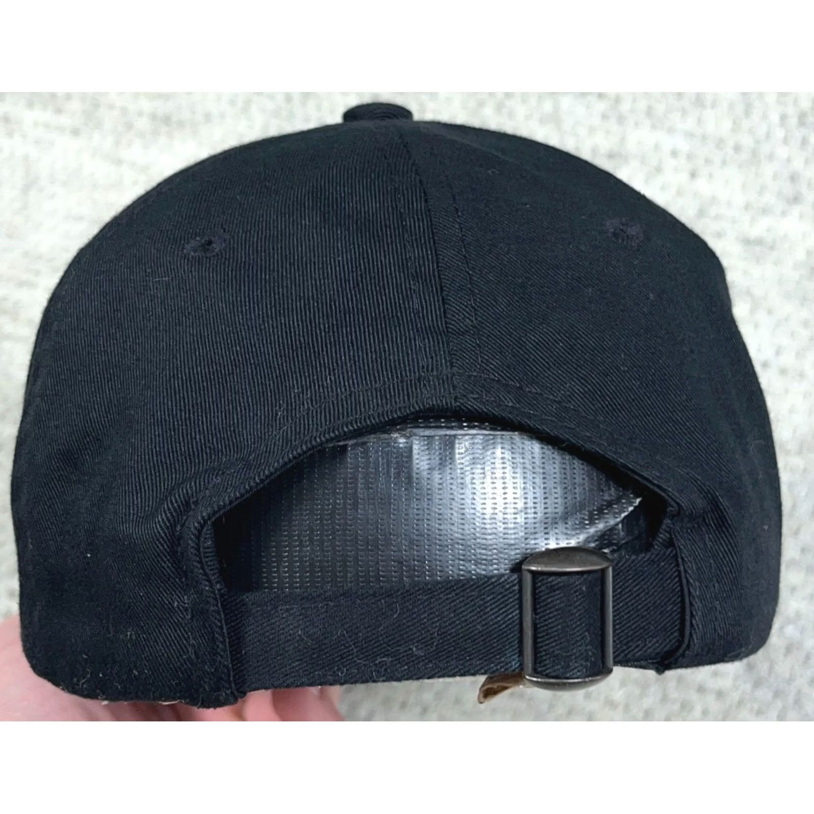Vintage The Rolling Stones Black Hat Cap Dad Music Rock Band Adjustable Strap Back 80s 90s Mens Size ONE SIZE - 3 Thumbnail