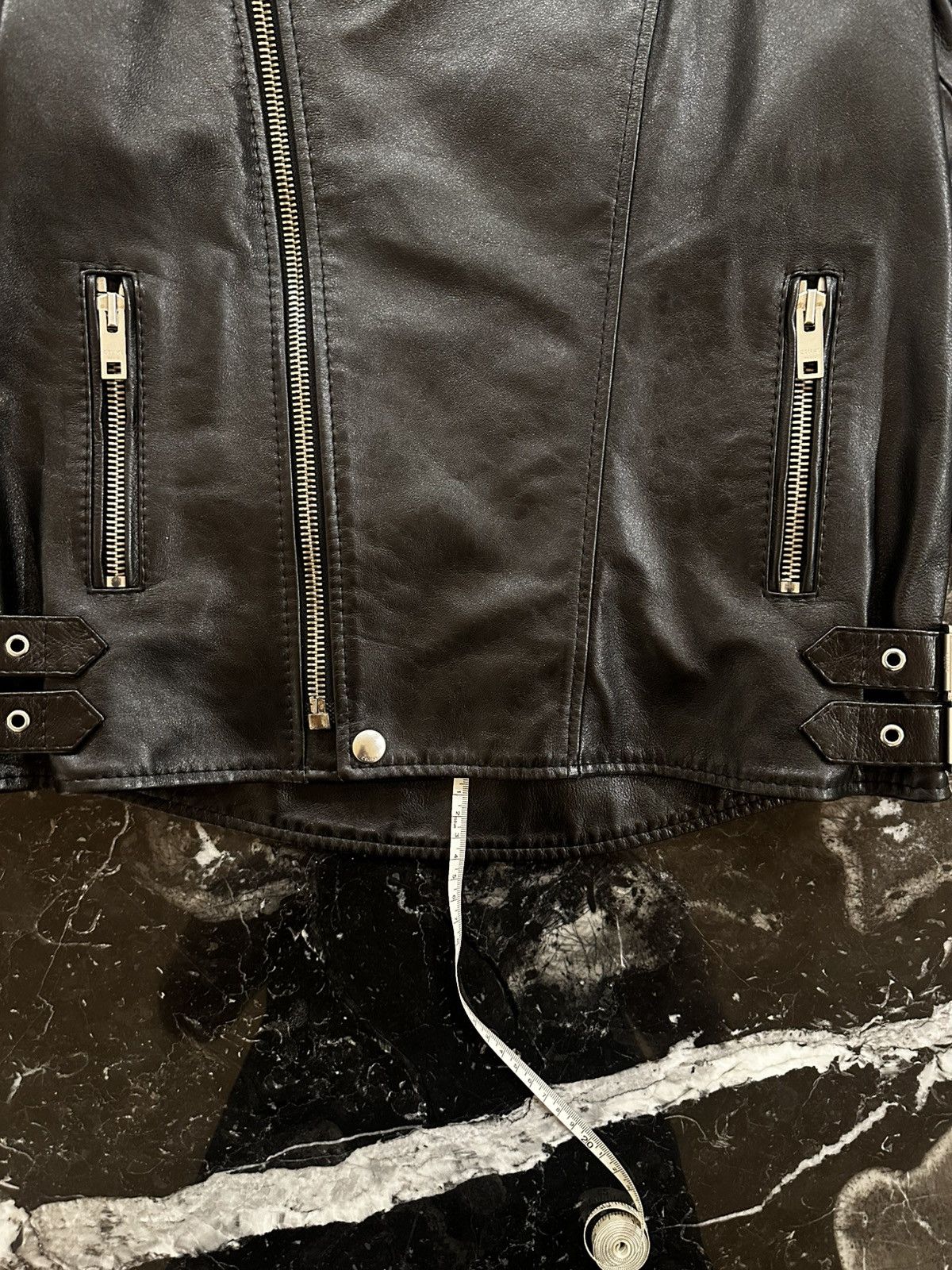 Celine AW19 Biker Jacket Black Leather Padded Size XS / US 0-2 / IT 36-38 - 14 Thumbnail