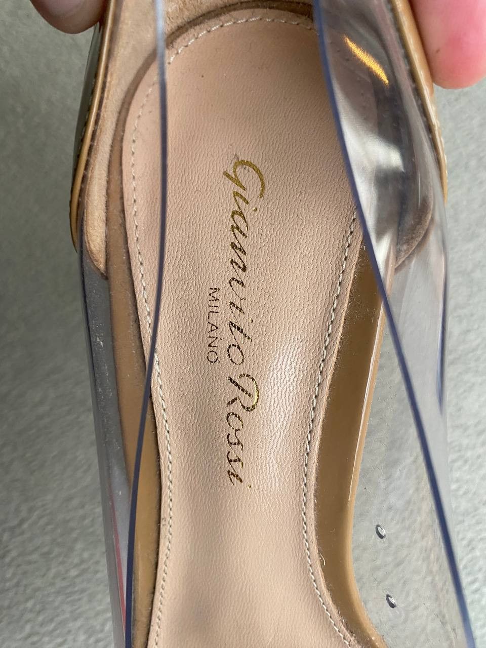 Gianvito Rossi Rossi white and blue Size US 5 / IT 35 - 3 Thumbnail