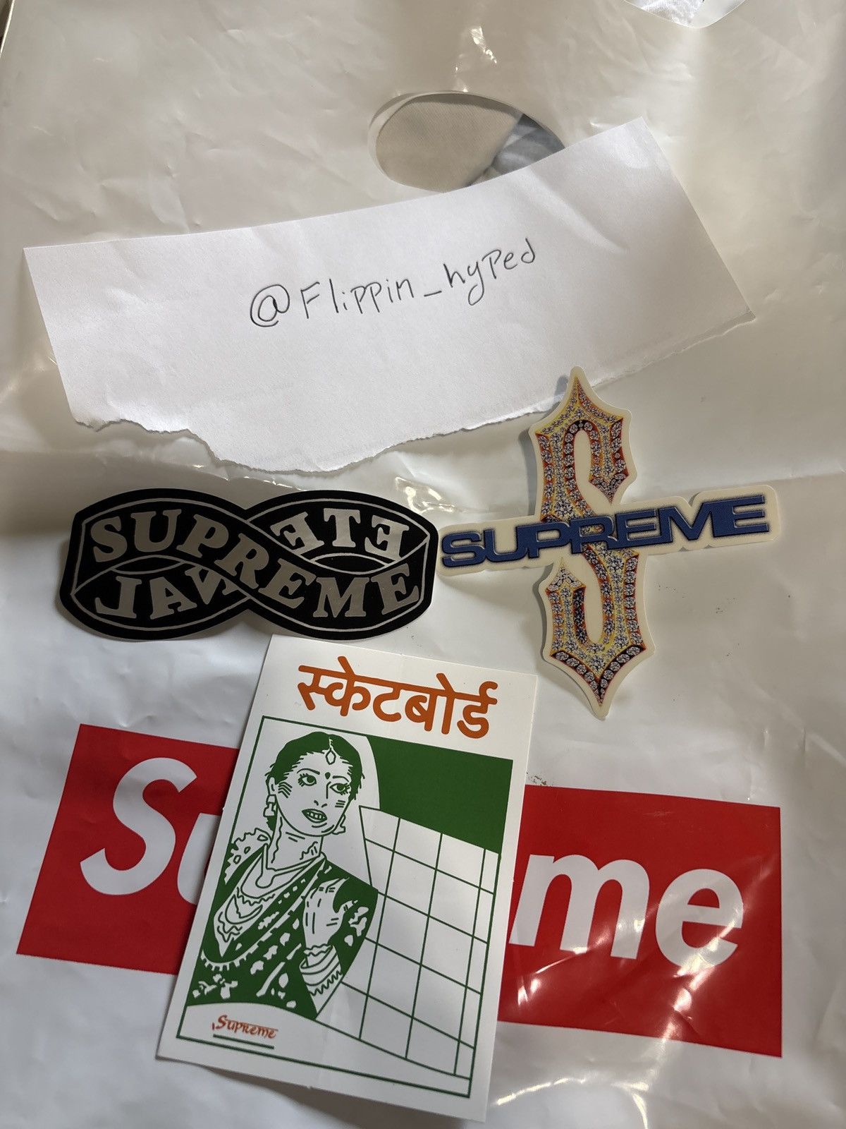 Supreme Supreme sticket pack Size ONE SIZE - 1 Preview