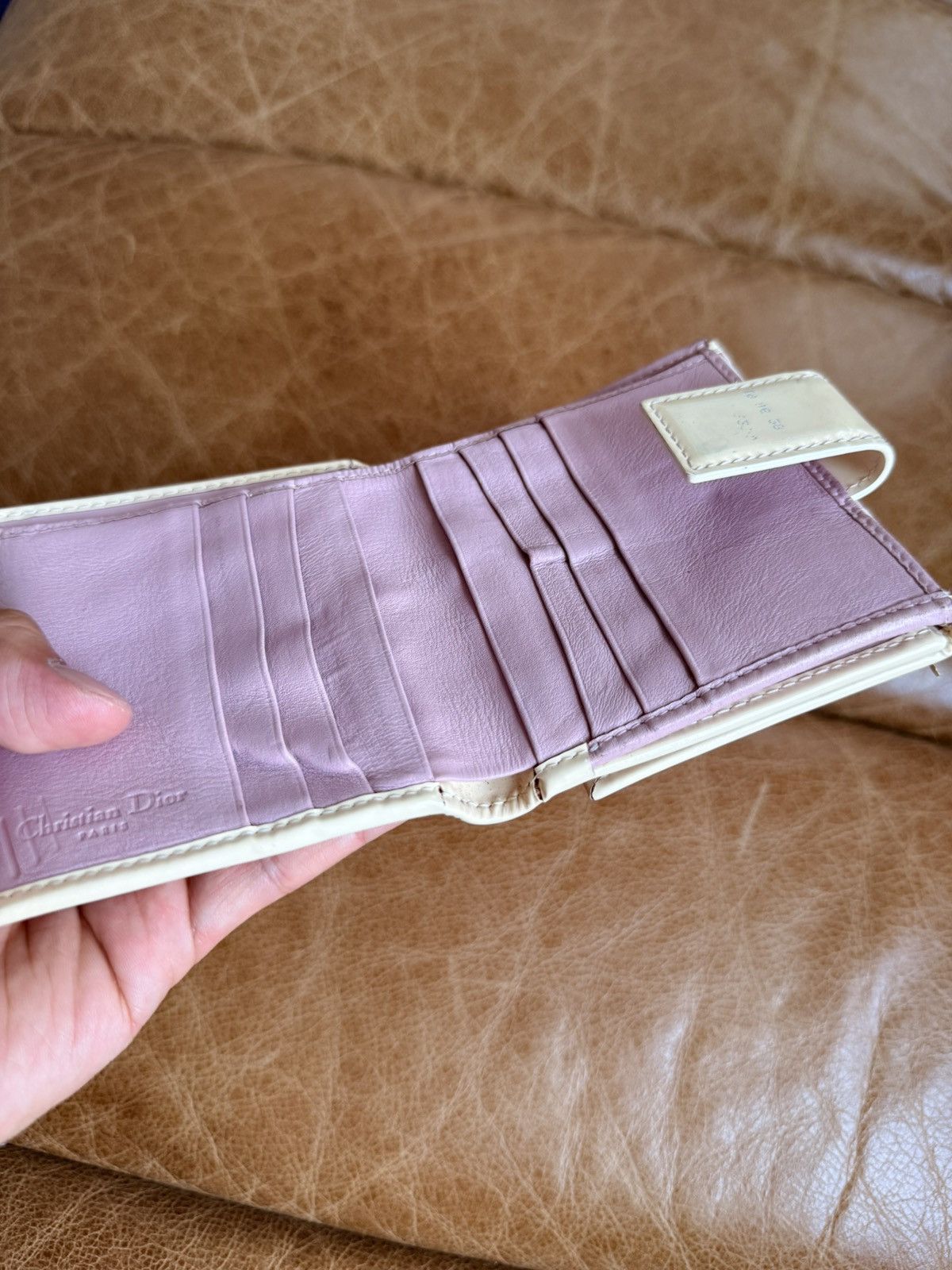 Dior Vintage Pink Oblique Wallet Size ONE SIZE - 12 Thumbnail