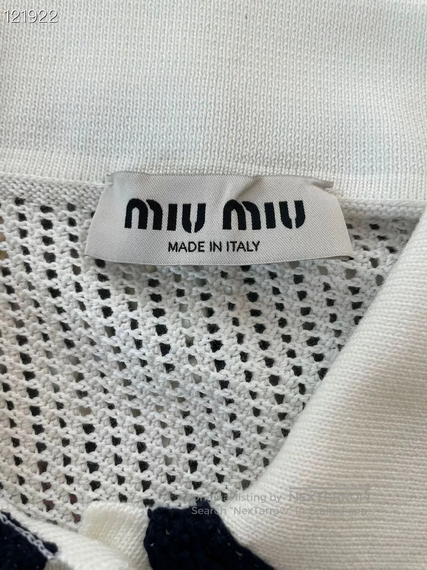 Miu Miu Miu Miu Colorblock Knit Collared Button T. Size S / US 4 / IT 40 - 3 Thumbnail