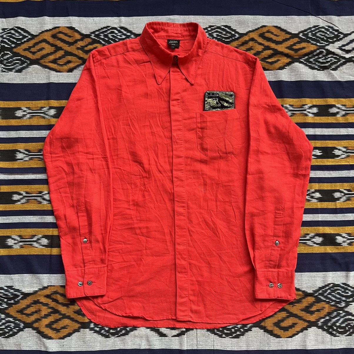 Gaultier Homme Objet Jean Paul Guilter Homme Button Up Shirt Size US L / EU 52-54 / 3 - 1 Thumbnail