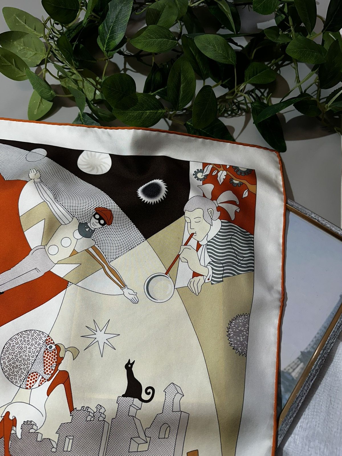Hermes Authentic HERMES ScarfCarre 90 CA DECOIFFE 100% Silk Japan Size ONE SIZE - 7 Thumbnail