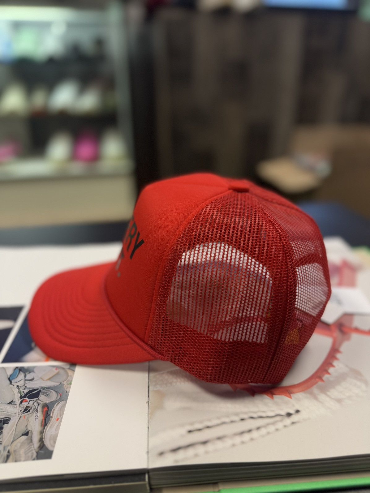 Gallery Dept. Gallery DEPT Hat SnapBack Red Logo (NEW) Size ONE SIZE - 4 Thumbnail