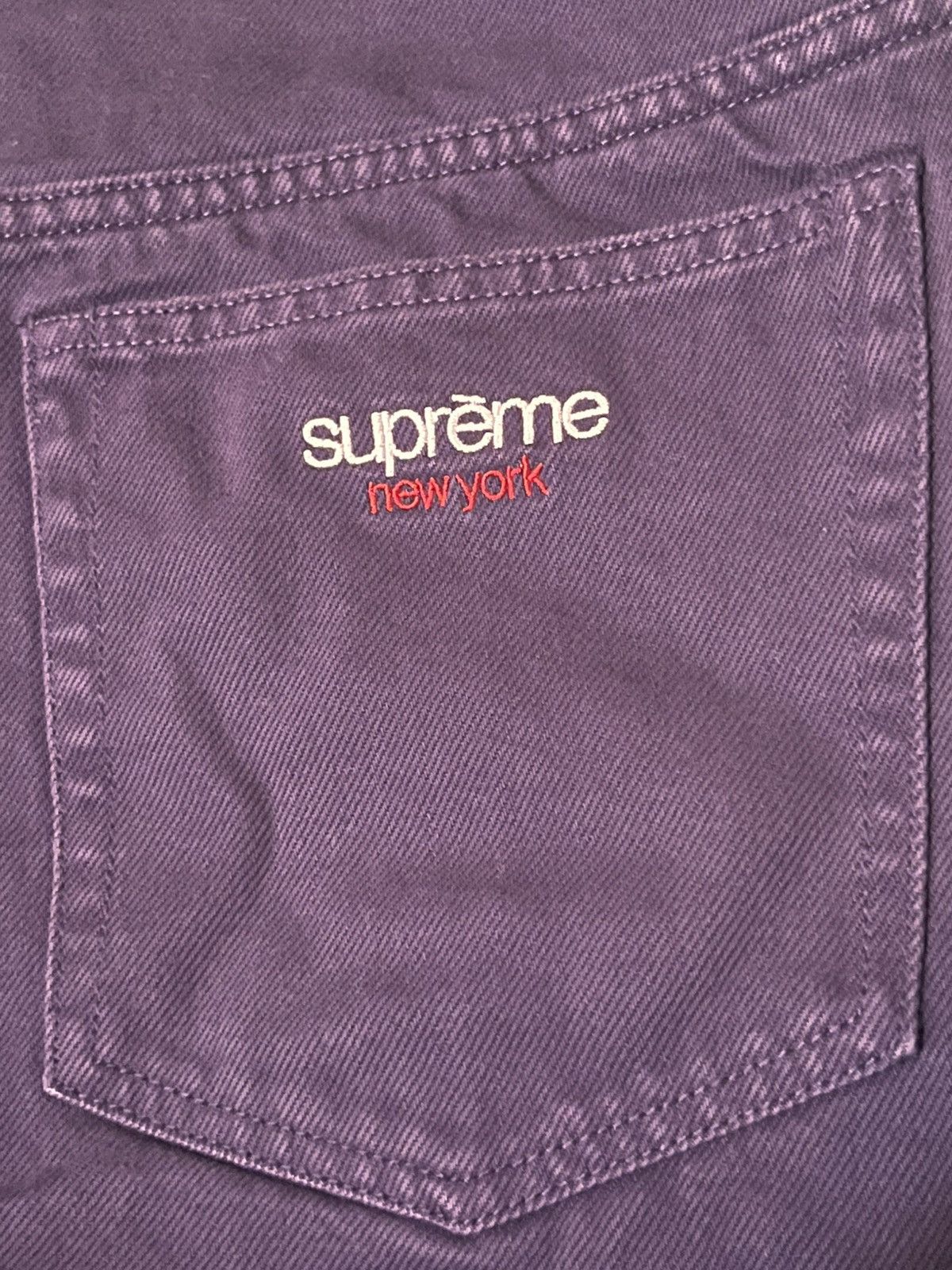 Supreme Supreme FW24 Purple Baggy Jean Size US 32 / EU 48 - 3 Thumbnail