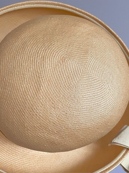 Vintage Vintage 60s Straw Roller Hat w/ Upturned Brim - Small Size ONE SIZE - 8 Thumbnail