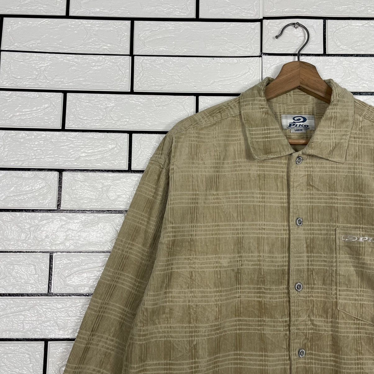 Japanese Brand Piko Hawaian Plaid Shirt Jacket Size US L / EU 52-54 / 3 - 6 Thumbnail