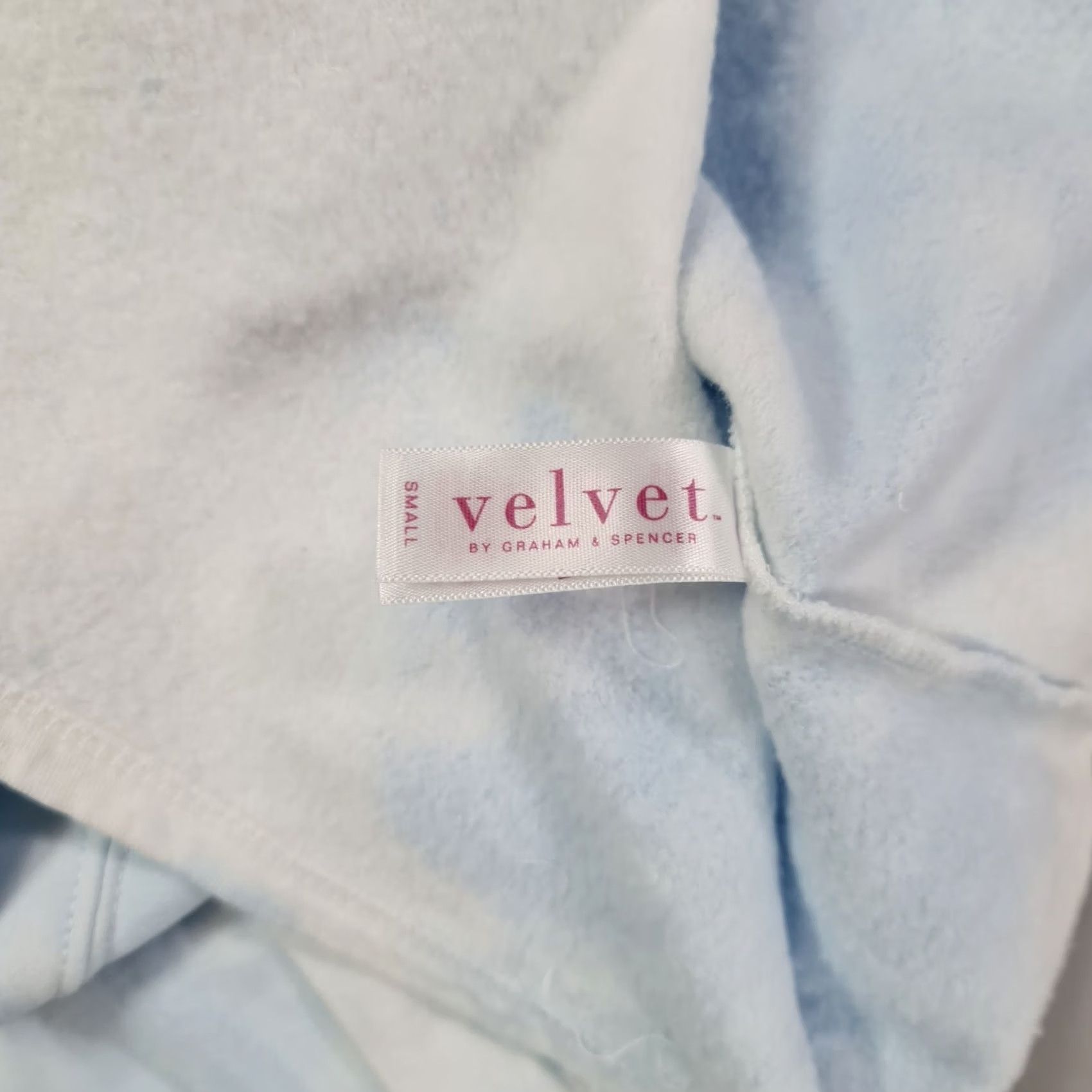 Velvet Velvet by Graham & Spencer Womens Sweatshirt Blue Small Myla Short Sleeve Top Size S / US 4 / IT 40 - 6 Thumbnail