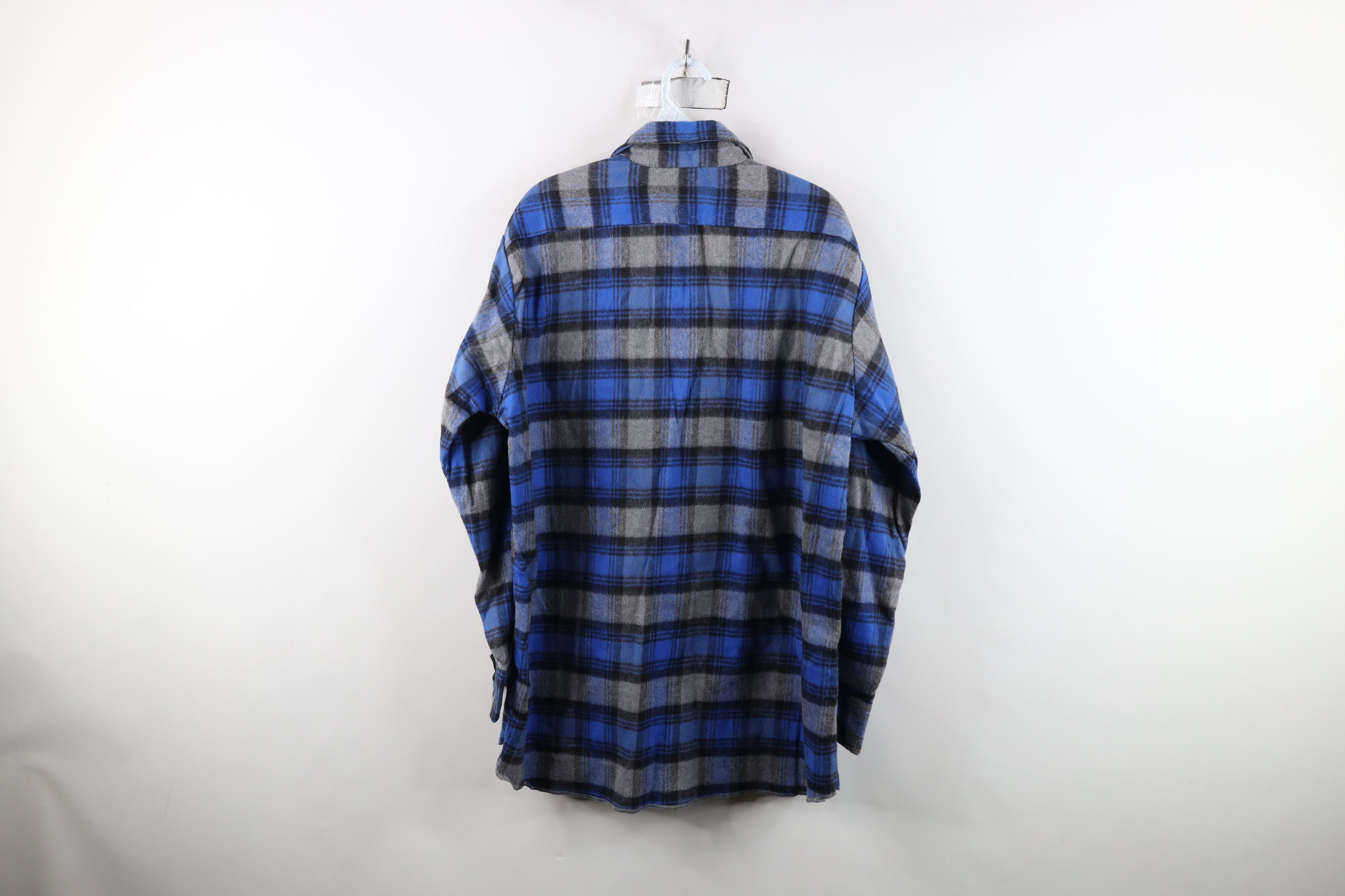 Vintage Deadstock Vintage 90s Streetwear Button Shirt Plaid USA Size US XL / EU 56 / 4 - 10 Thumbnail
