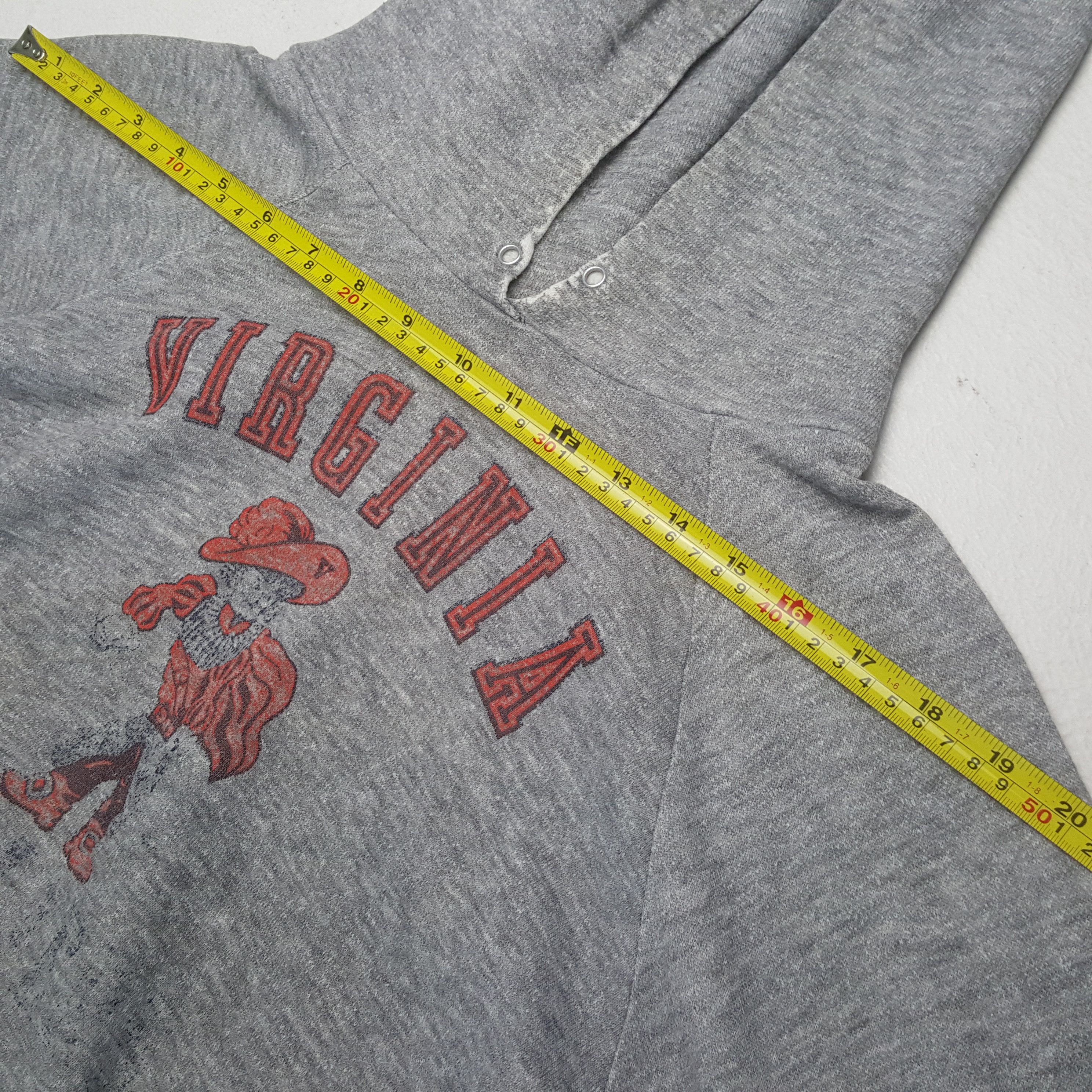 Vintage Virginia Streetwear Style Distressed Hoodie RR5 Size US M / EU 48-50 / 2 - 5 Thumbnail