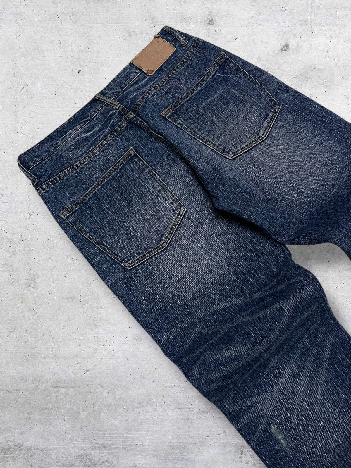 semanticdesign VINTAGE NYLAUS OG DESIGNER JAPAN RIPPED STYLE PUNK DENIM Size US 30 / EU 46 - 14 Thumbnail