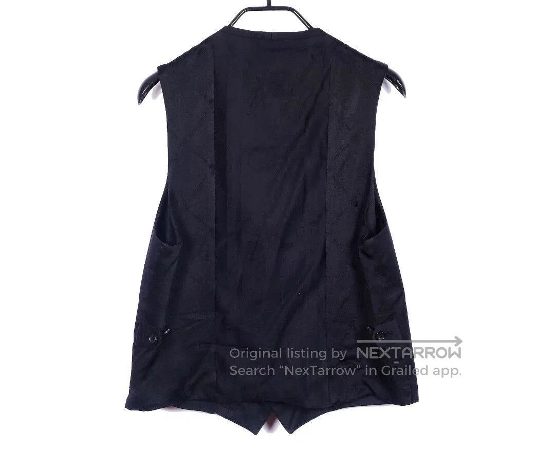 Mastermind Japan Black Sleeveless Button-Front Vest. Size US M / EU 48-50 / 2 - 1 Thumbnail